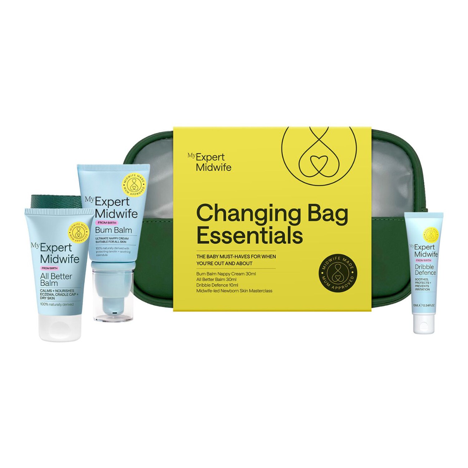 My Expert Midwife Changing Bag Essentials Gift Set 50Ml + 30 Ml + 10 Ml
