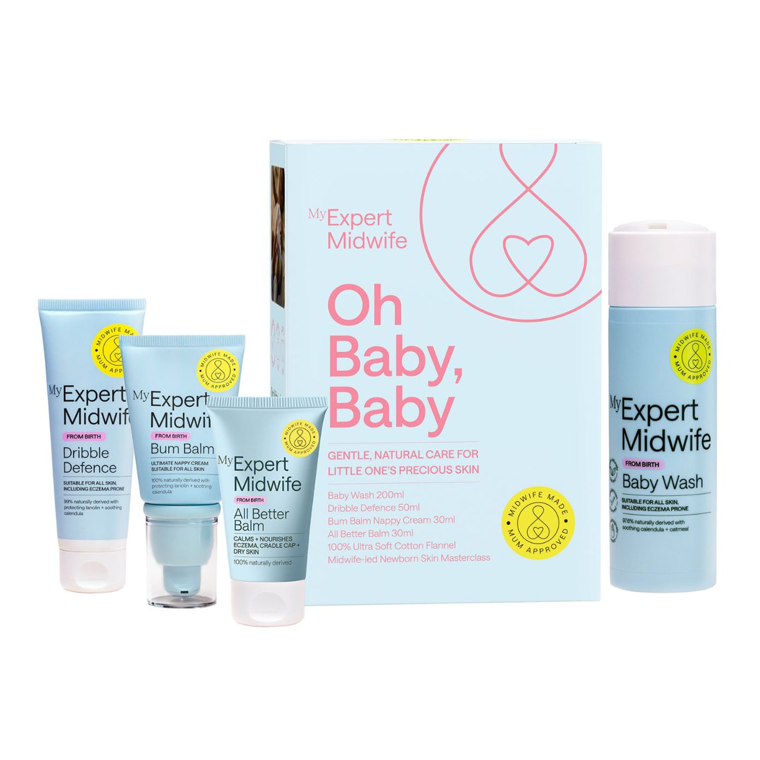My Expert Midwife Oh Baby Baby Gift Set 200Ml + 50Ml + 30Ml + 30Ml