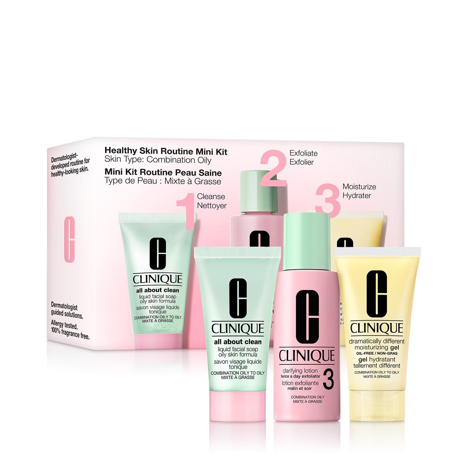 Clinique Healthy Skin Routine Mini Kit 30 Ml + 60 Ml + 30 Ml