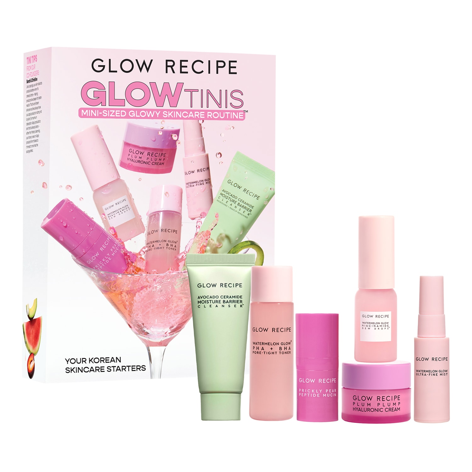 Glow Recipe Glowtinis Mini Skincare Set 86.5Ml