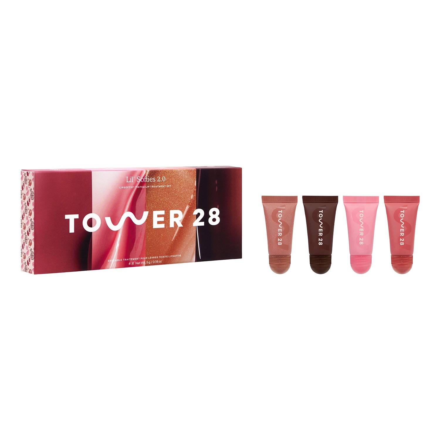 Tower 28 Lil' Softies Lip Treatment Set 5G+5G+5G+5G