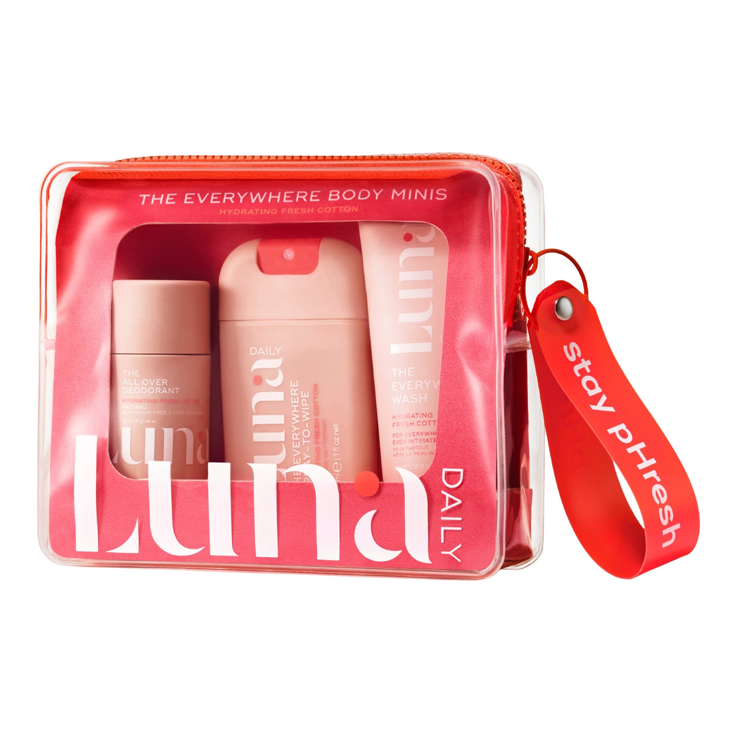 Luna Daily Everywhere Body Minis Set Hydrating 50Ml + 30Ml + 30G