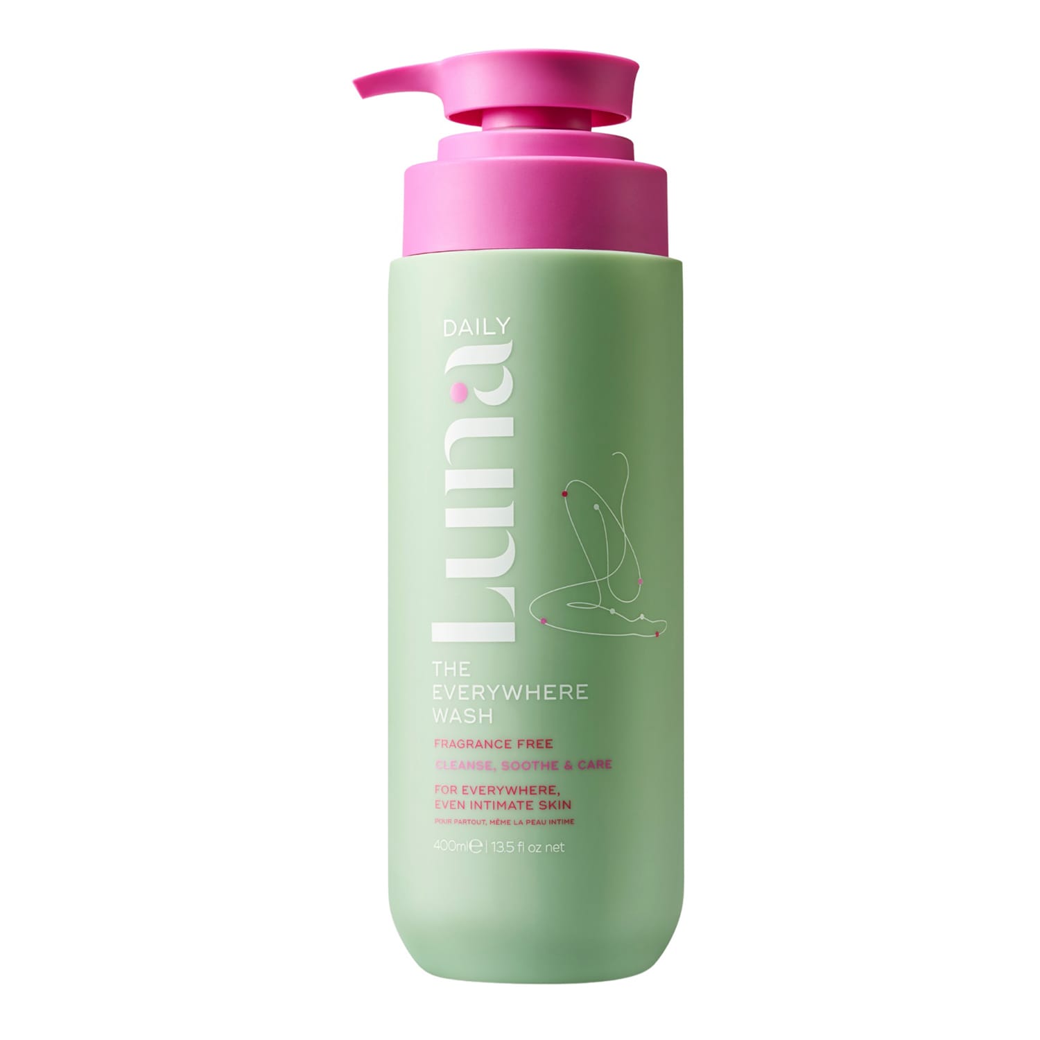 Luna Daily The Everywhere Wash Frag Free 400Ml