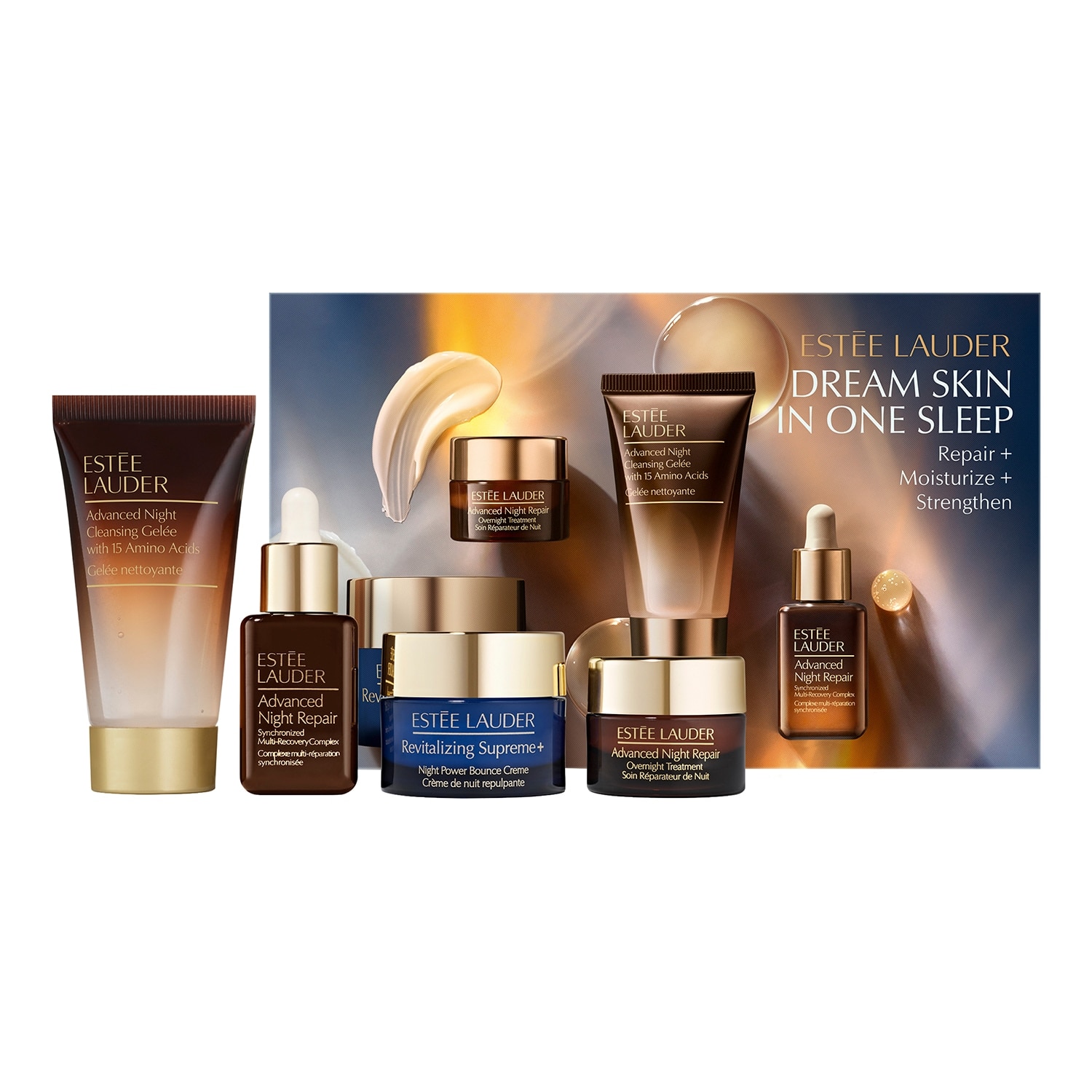 Estée Lauder Dream Skin In One Sleep Skincare Gift Set 7Ml+15Ml+15Ml+30Ml