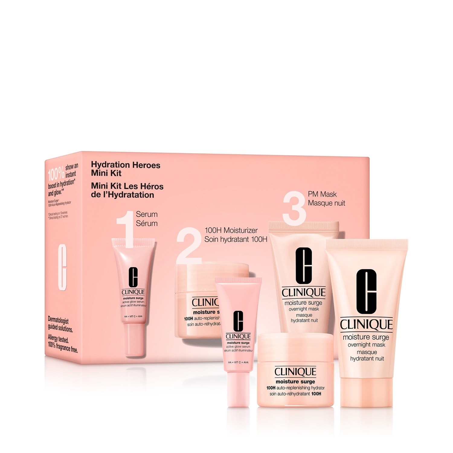Clinique Hydration Heroes Mini Kit 15 Ml + 5 Ml + 30 Ml
