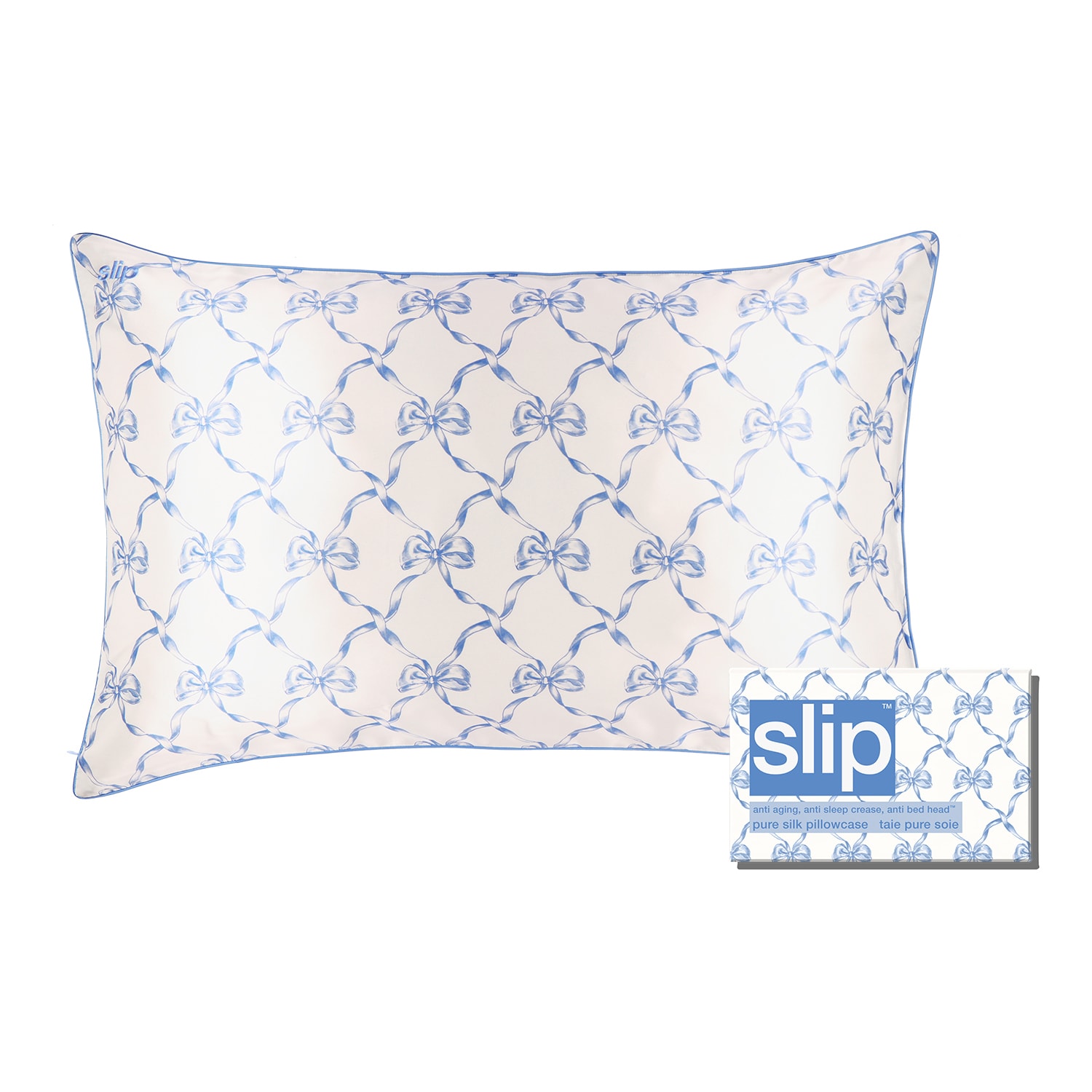 Slip Silk Pillowcase Pure Silk Queen Pillowcase Bowie