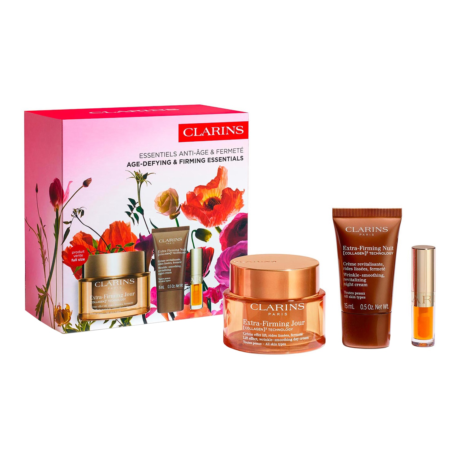 Clarins Extra Firming Collection Set 50Ml + 15Ml + 2Ml