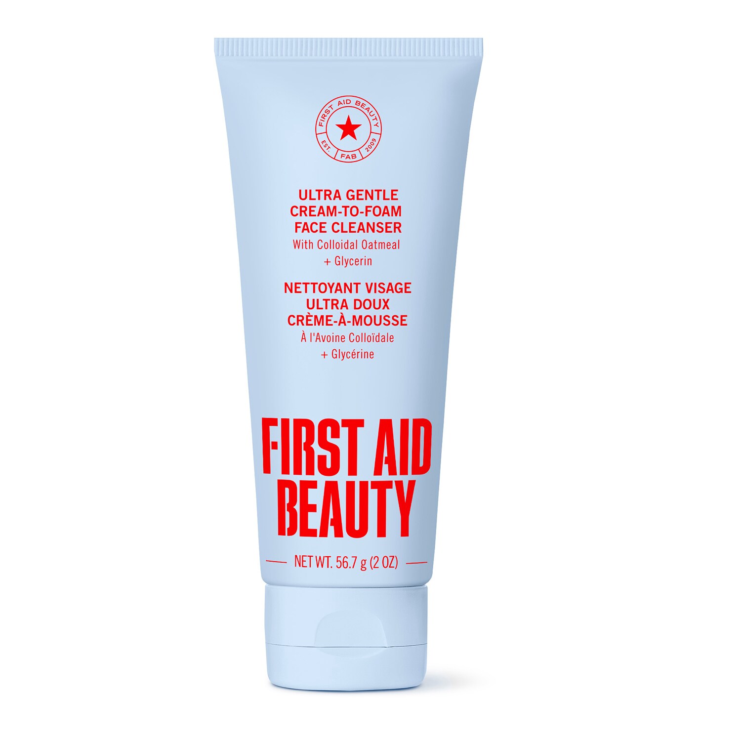 First Aid Beauty Ultra Repair Cream-To-Foam Face Cleanser - With Colloidal Oatmeal + Glycerin 56.7G