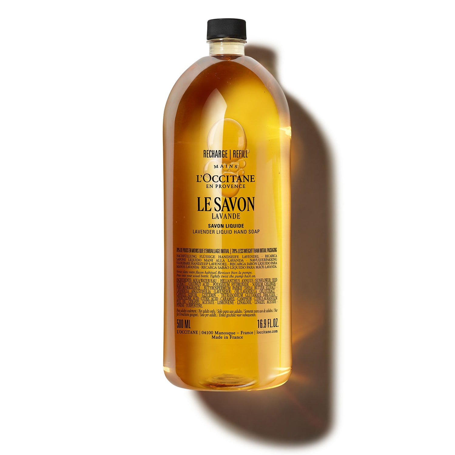 L'Occitane Lavender Liquid Hand Soap Refill 500Ml
