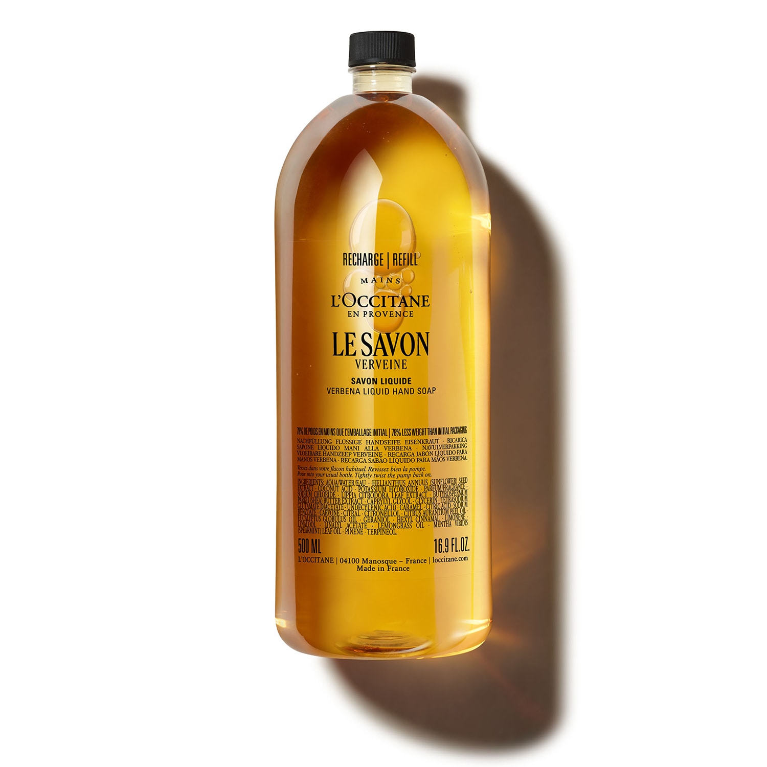 L'Occitane Verbena Liquid Hand Soap Refill 500Ml