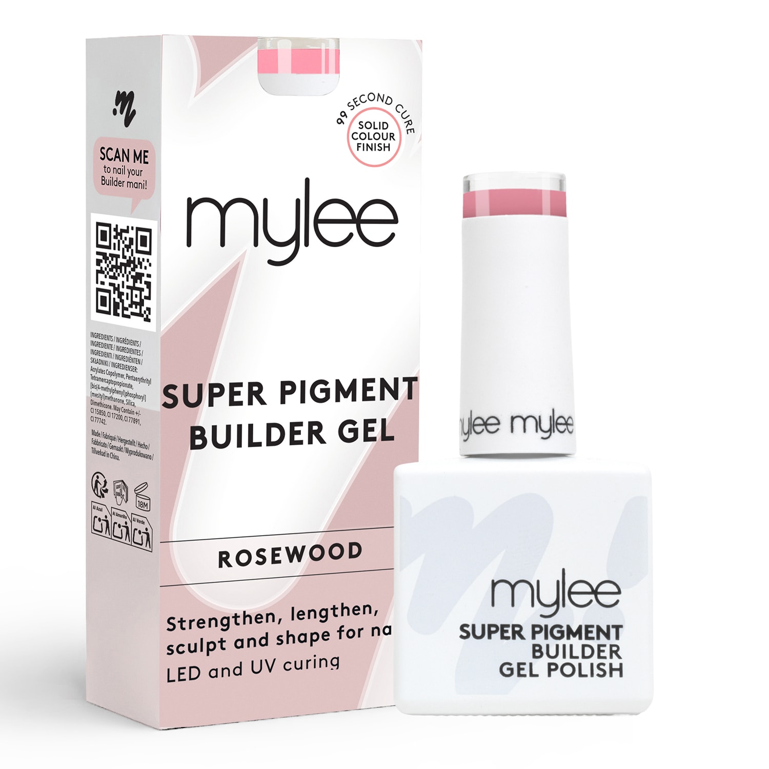 Mylee Super Pigment Builder Gel - 13Ml Rosewood