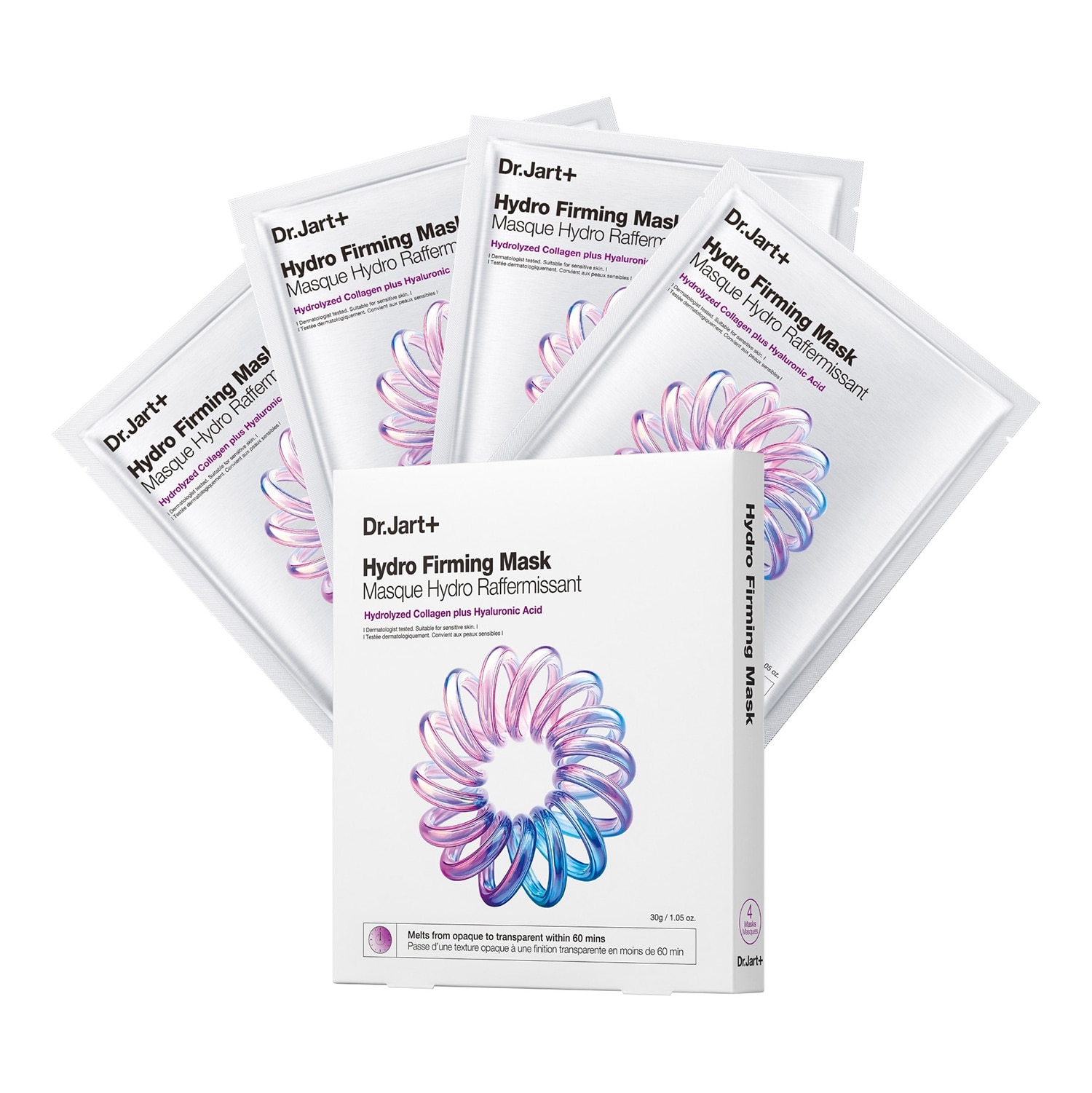 Dr Jart+ Hydro Firming Mask With Hydrolysed Collagen 4 Pack 30G + 30G + 30G + 30G