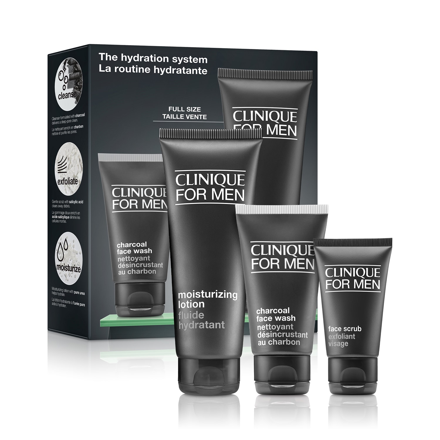 Clinique Clinique For Men Daily Hydration Skincare Set 30Ml + 50Ml + 100Ml
