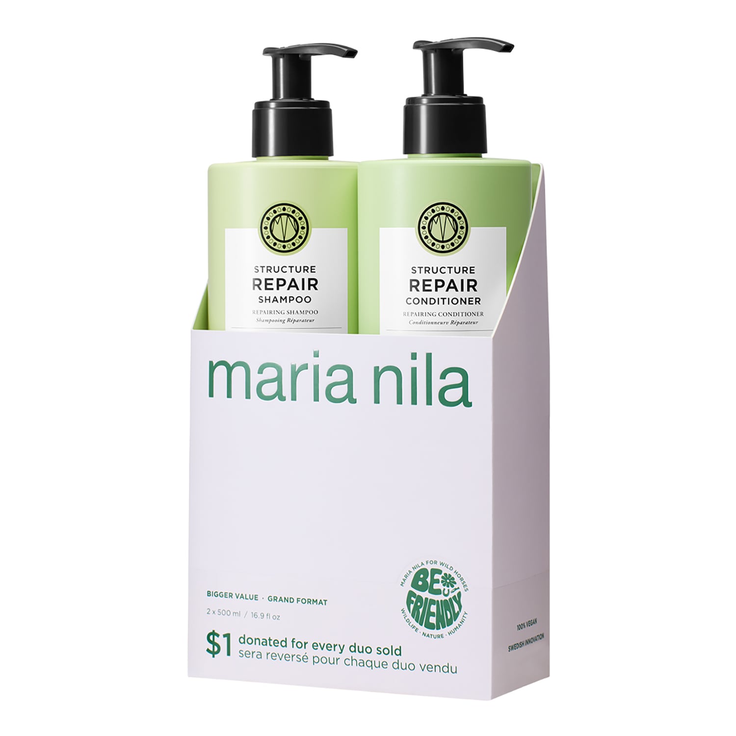 Maria Nila Duo Bundle Structure Repair 500Ml Limited Edition