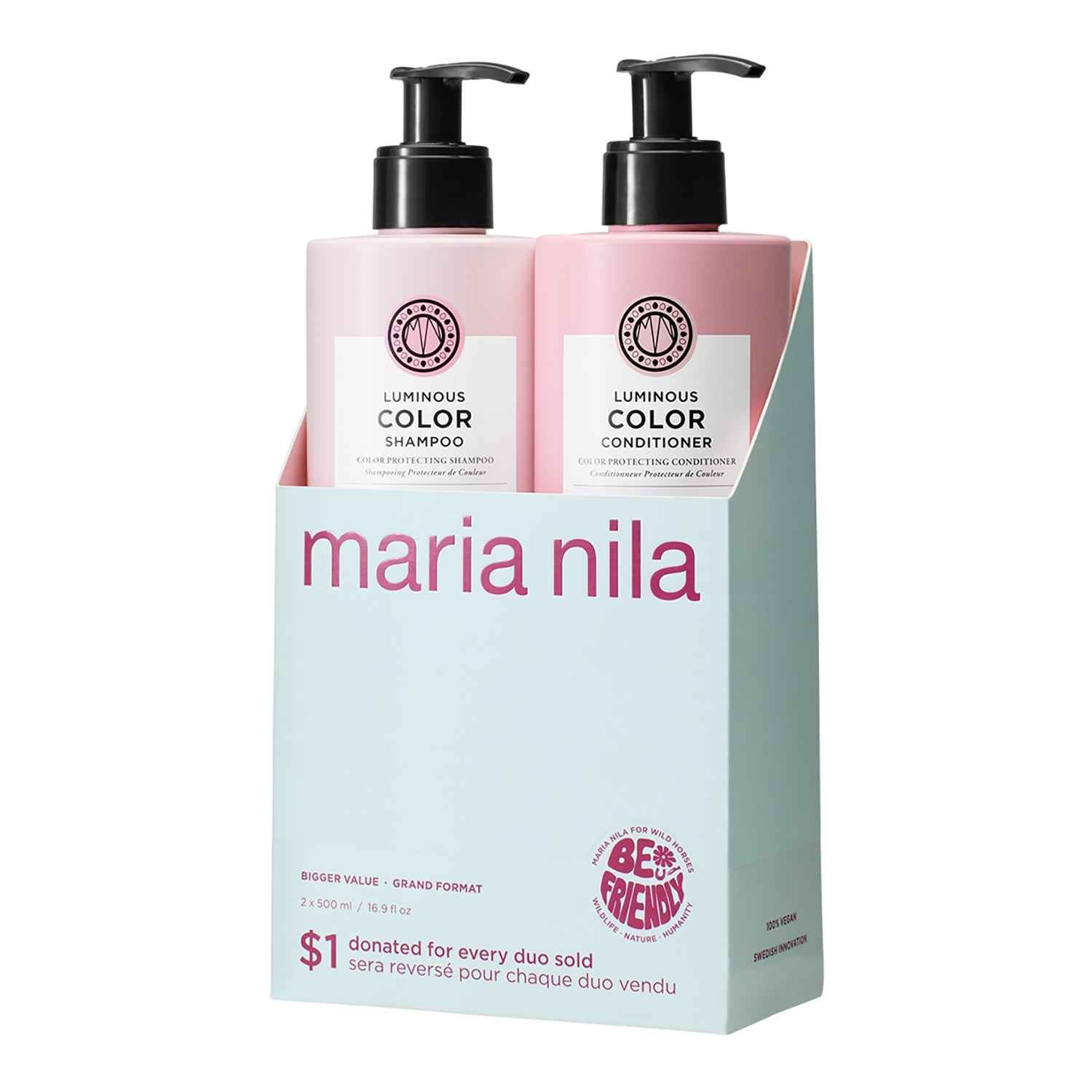 Maria Nila Duo Bundle Luminous Colour 500Ml Limited Edition