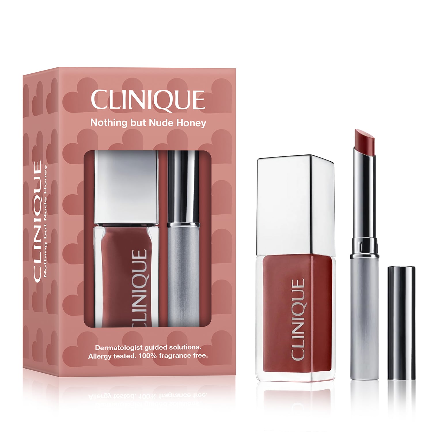 Clinique Nothing But Nude Honey Lip Gift Set 1.9G + 7Ml