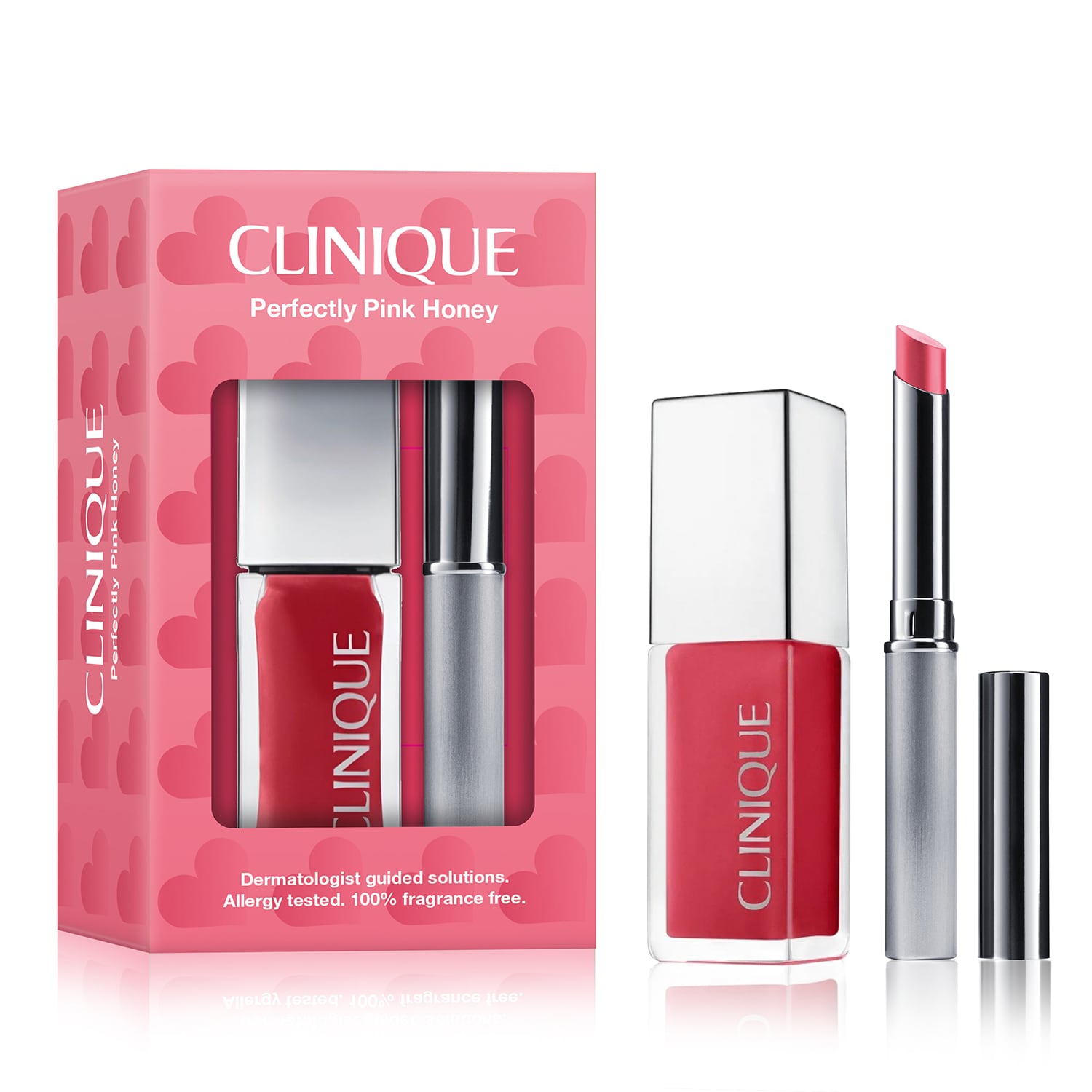 Clinique Perfectly Pink Honey Lip Gift Set 1.9G + 7Ml
