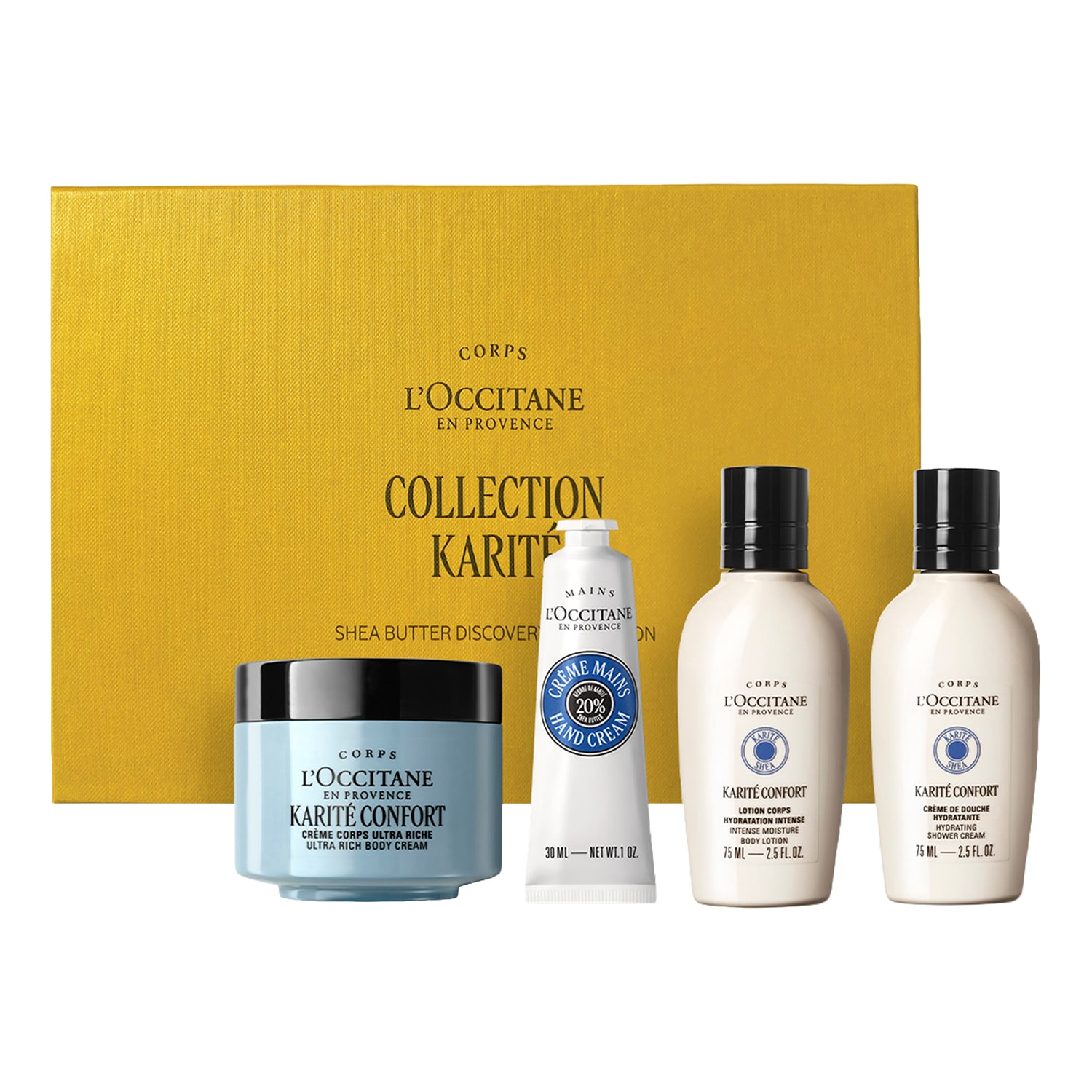 L'Occitane Shea Butter (Karité) Discovery Collection 75Ml + 75Ml + 75Ml + 30Ml