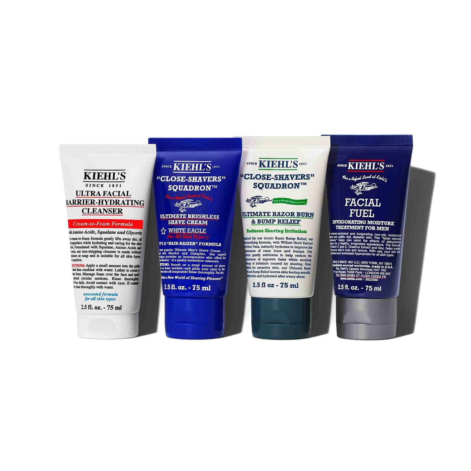 Kiehl's Facial Fuel Moisturizer Set 75Ml + 75Ml + 75Ml + 75Ml