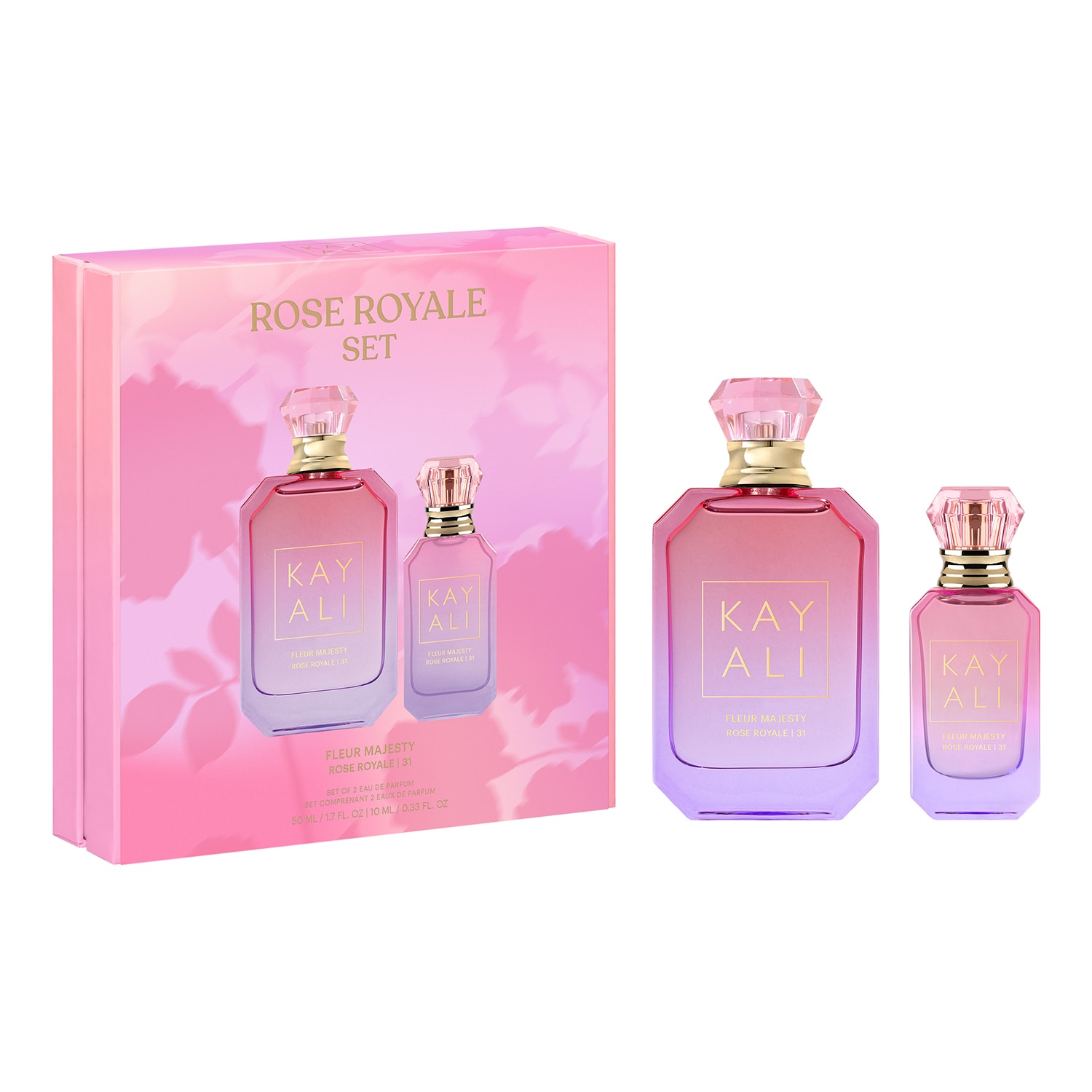 Kayali Rose Royale Perfume Set