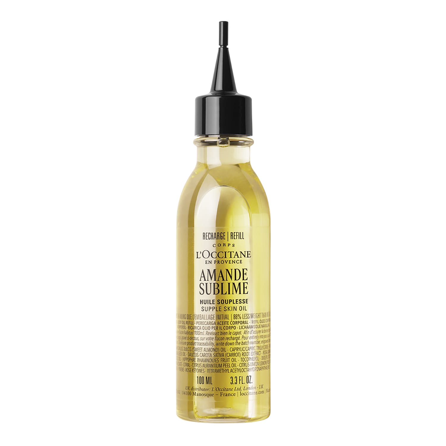 L'Occitane Almond (Amande) Supple Skin Oil Refill 100Ml