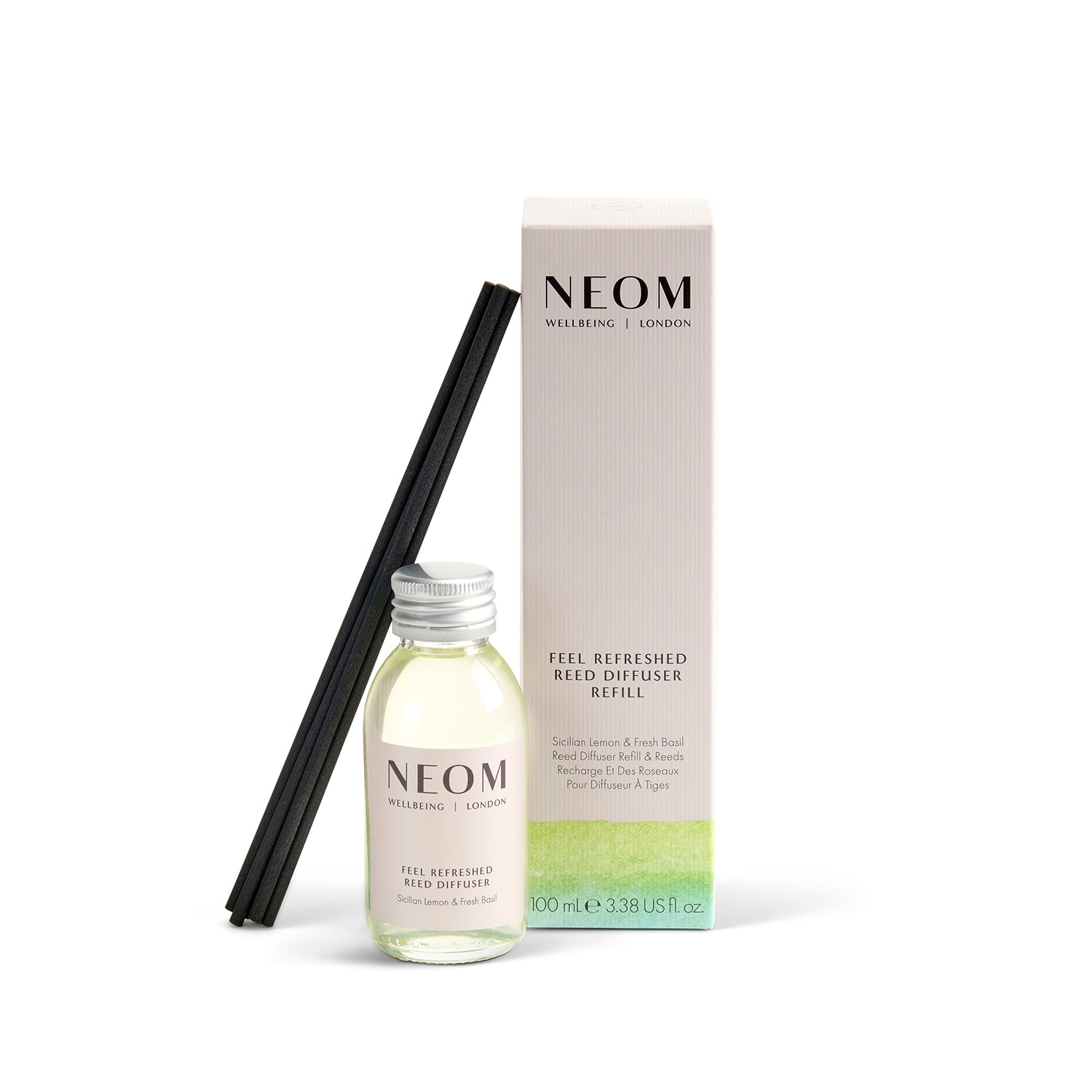 Neom Wellbeing Feel Refreshed Reed Diffuser Refill 100Ml
