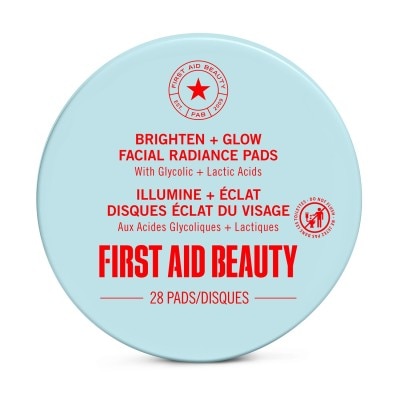 Brighten + Glow Facial Radiance Pads - With Glycolic + Lactic Acids