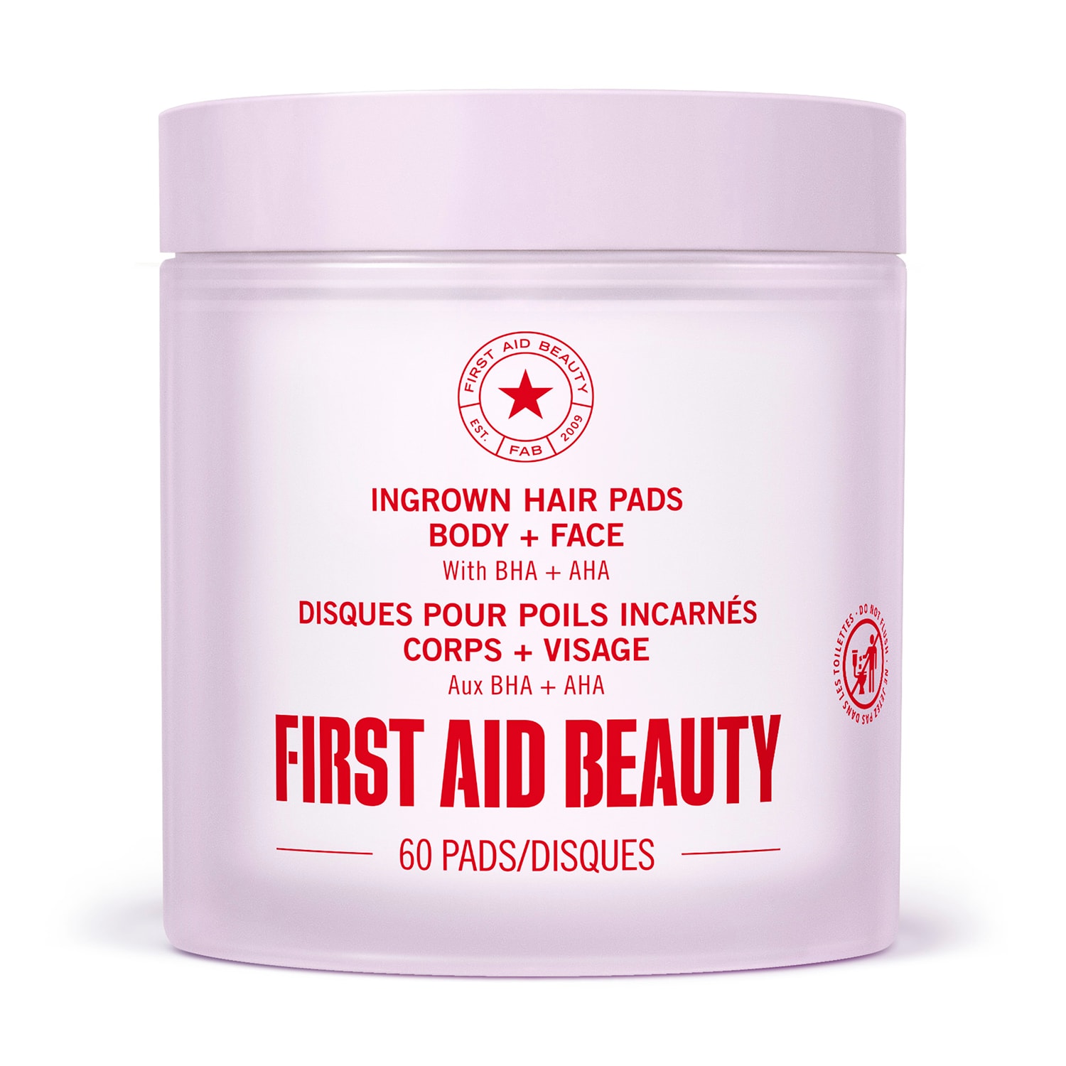 First Aid Beauty Ingrown Hair Pads Body + Face - Pads For Ingrown Hair With Bha + Aha 60 Pads