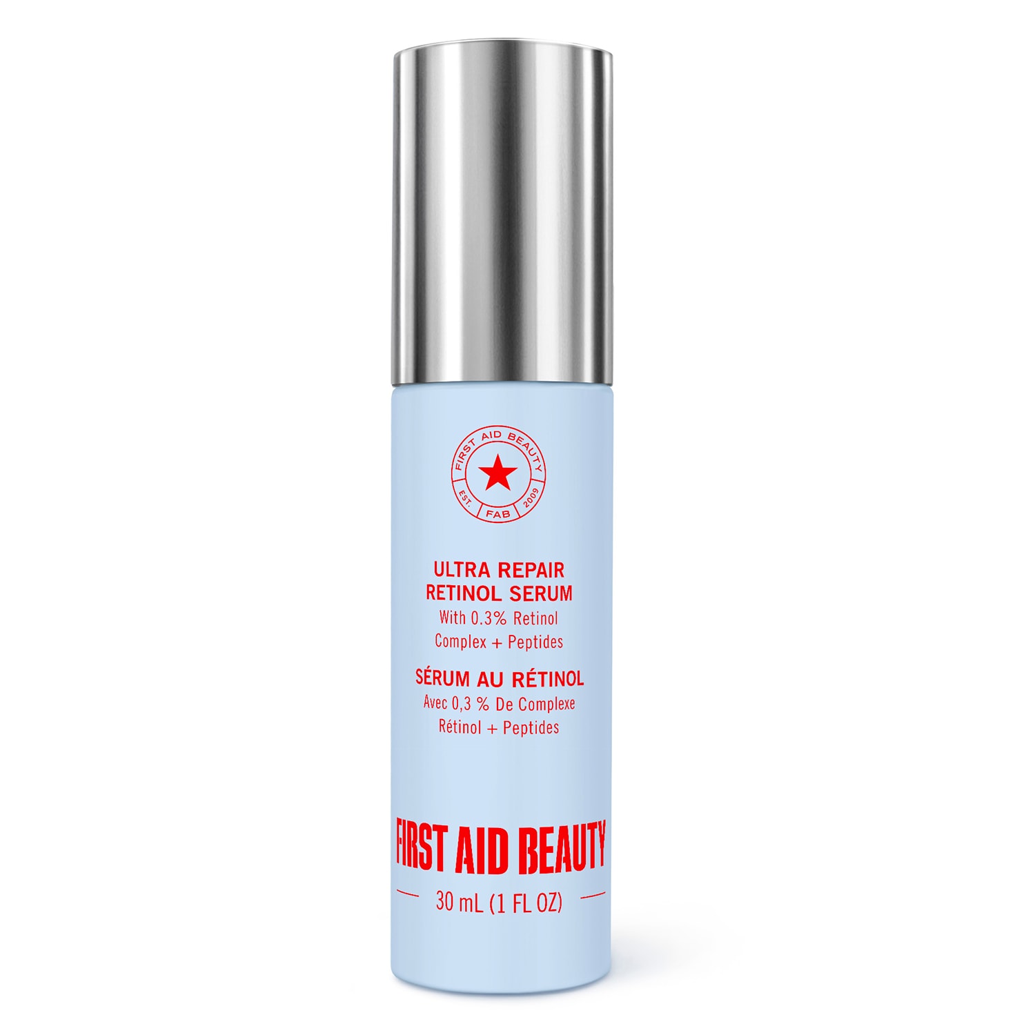 First Aid Beauty Ultra Repair Retinol Serum - Serum With 0.3% Retinol + Peptides 30Ml