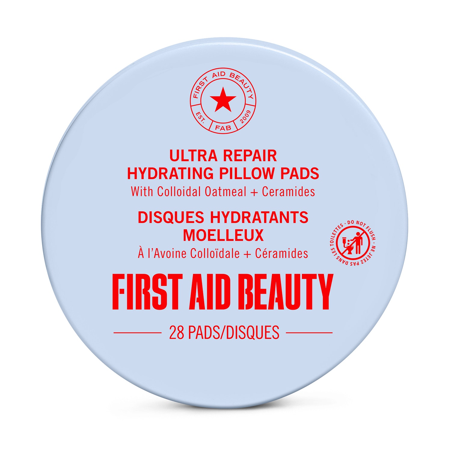 First Aid Beauty Ultra Repair Hydrating Pillow Pads - With Colloidal Oatmeal + Ceramides 28 Pads