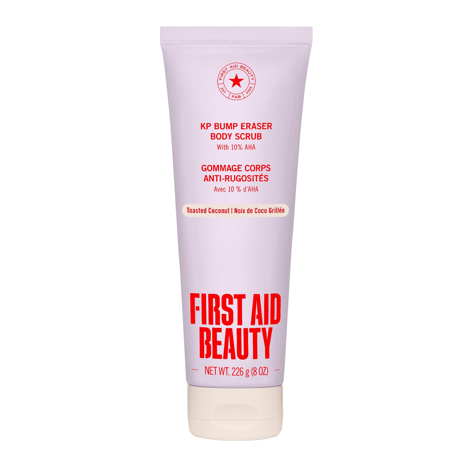 First Aid Beauty Kp Bump Eraser Body Scrub 10% Aha Coconut - Exfoliate Bumps And Chicken Skin 226G