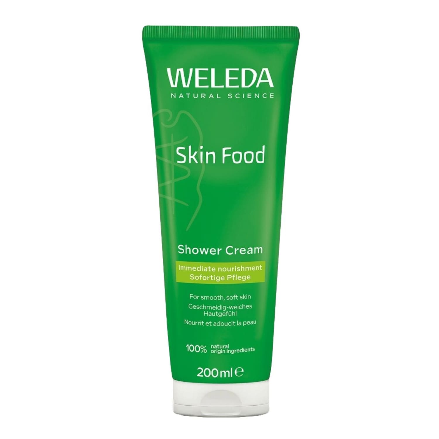 Weleda Skin Food Shower Gel Cream - Body Wash For Immediate Nourishment 200Ml