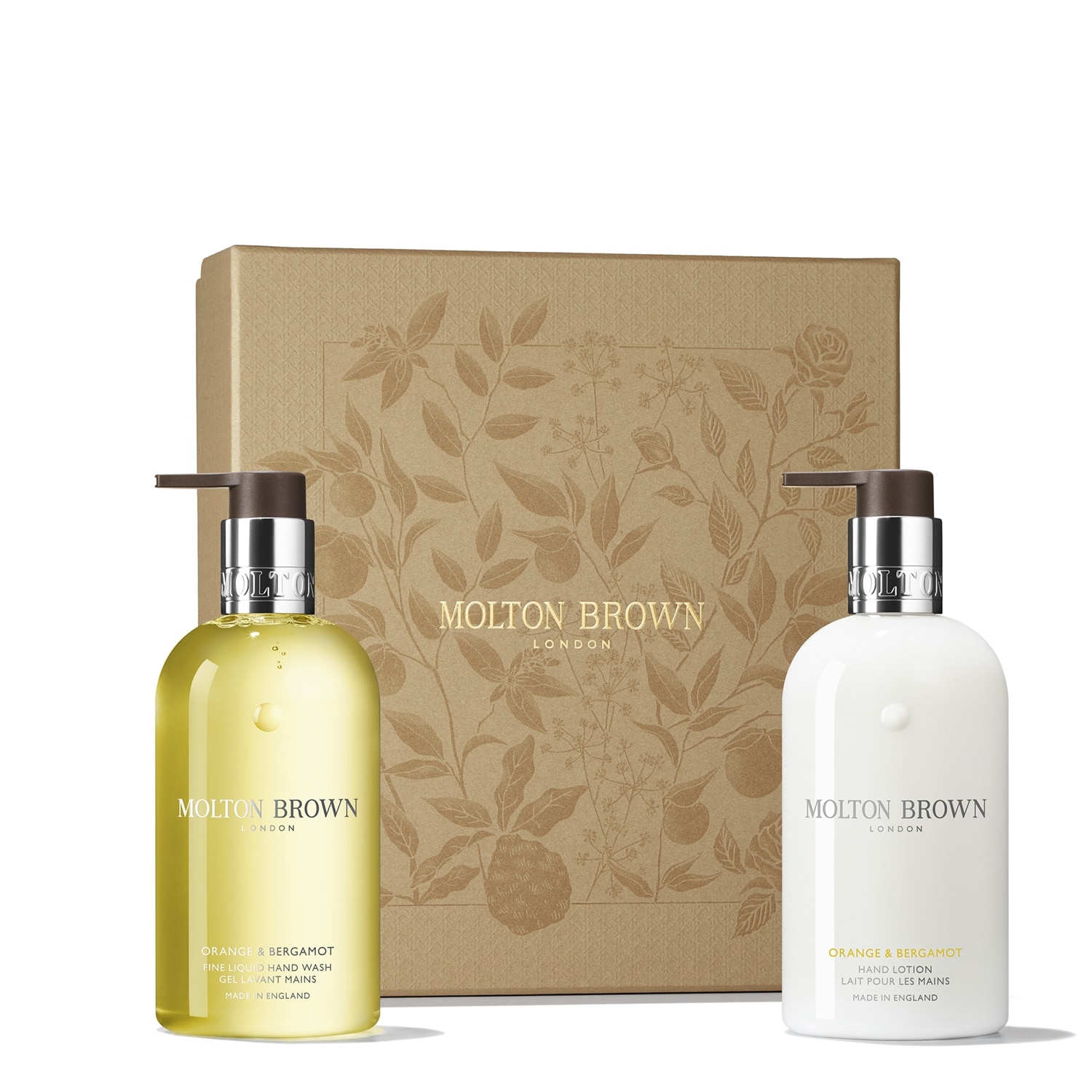 Molton Brown Orange & Bergamot Hand Care Collection Set 300Ml + 300Ml