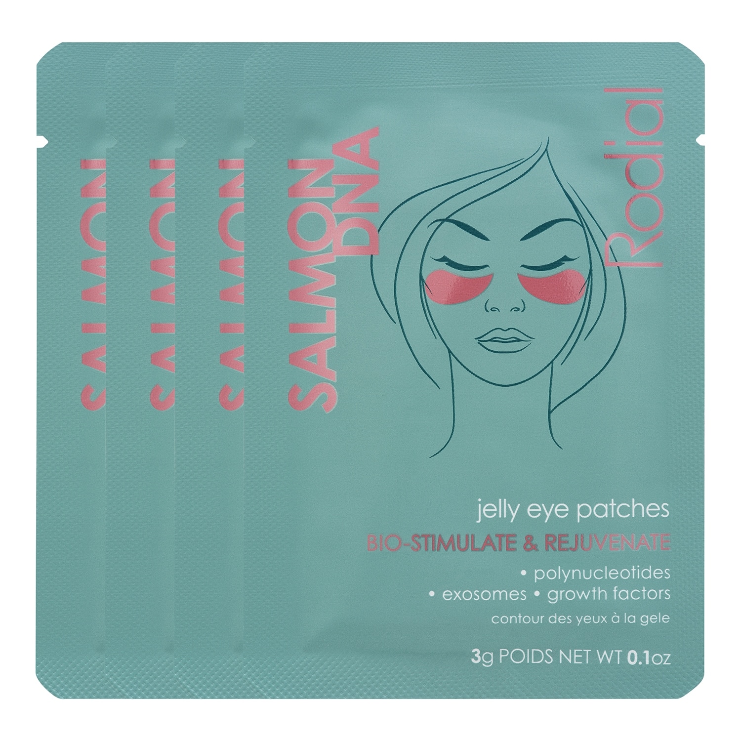Rodial Salmon Dna Jelly Eye Patches X4 (20G)