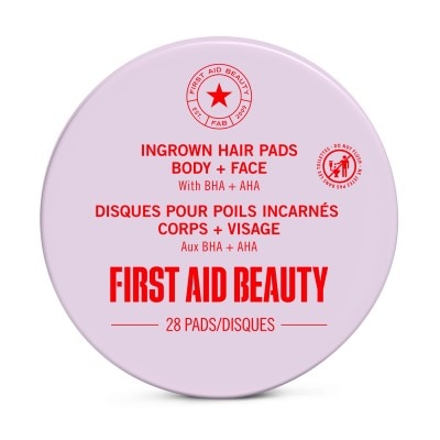 Ingrown Hair Pads Body + Face - Pads for ingrown hair With BHA + AHA