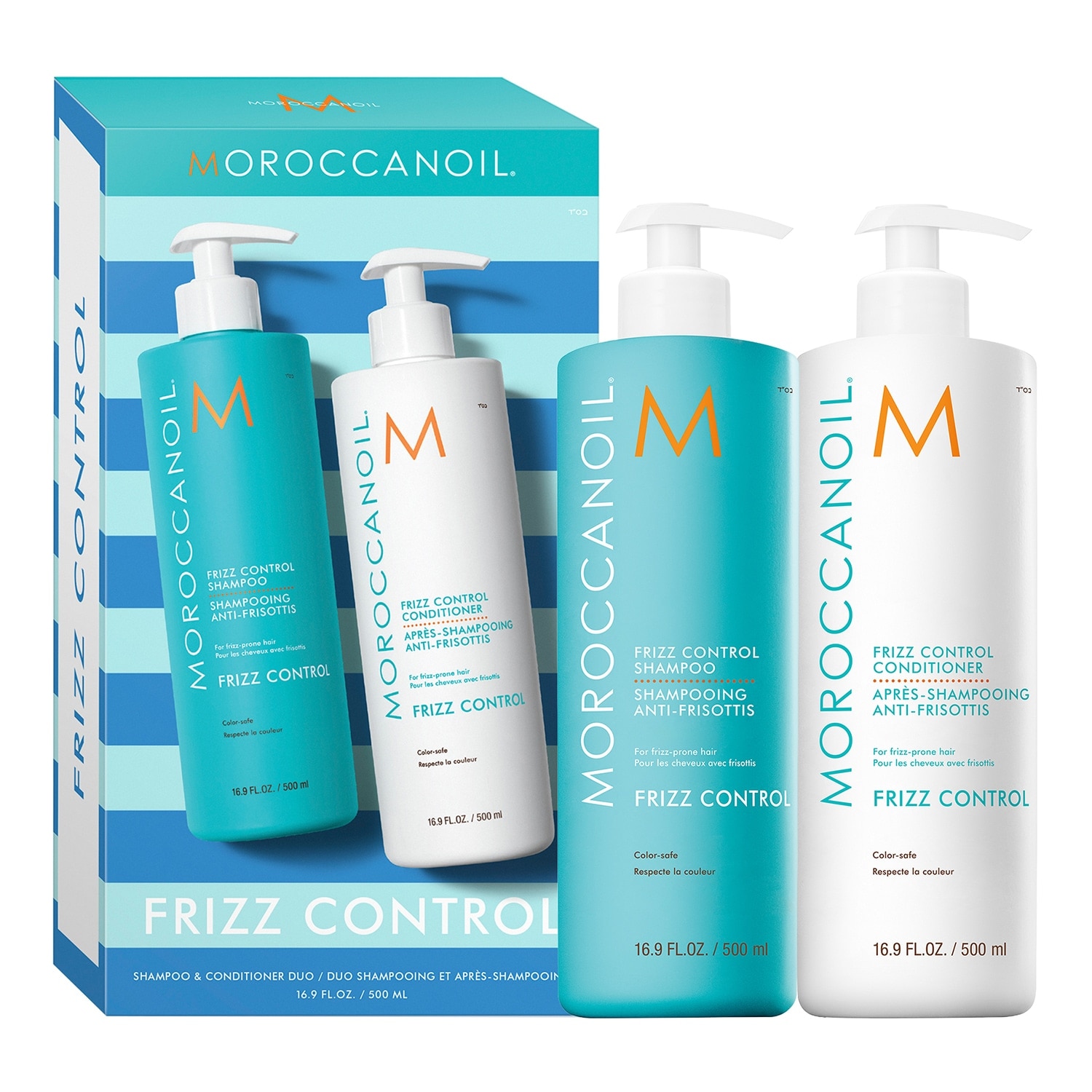 Moroccanoil Shampoo & Conditioner Frizz Control 500Ml + 500Ml