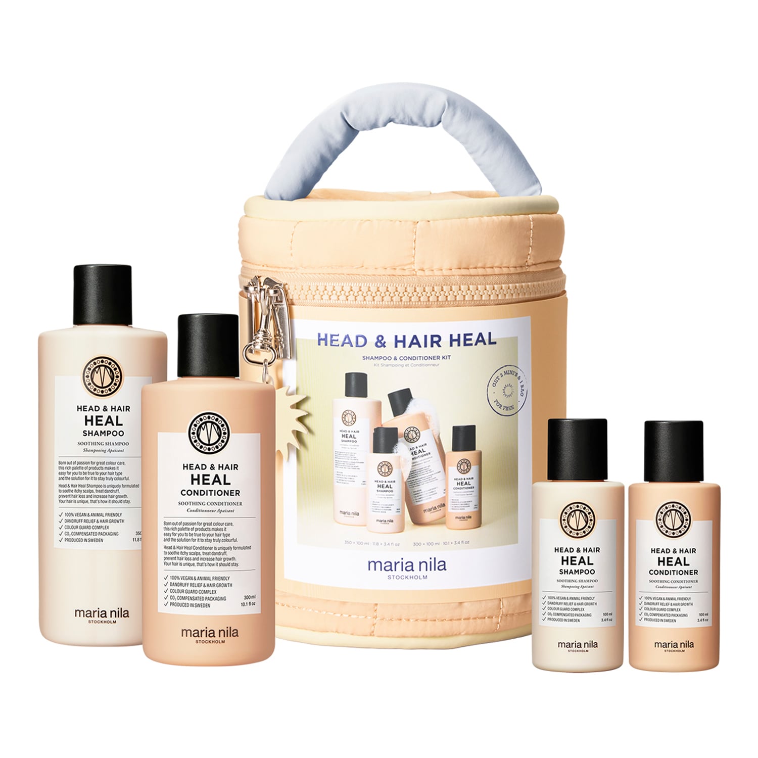 Maria Nila Head & Hair Heal Beauty Bag 350X300X100X100Ml