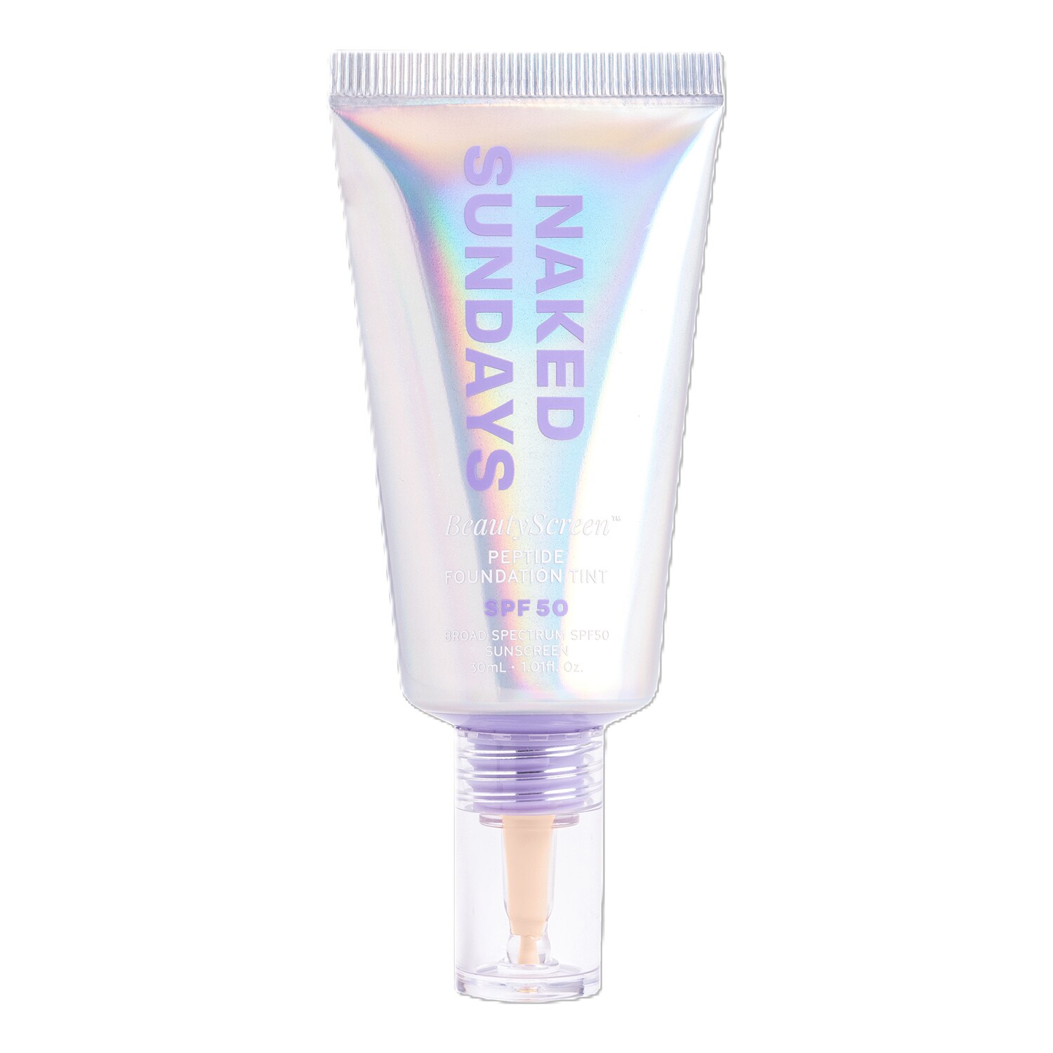 Naked Sundays Beautyscreen Spf50 Peptide Foundation Tint 30Ml Shade 1.5 (30Ml)