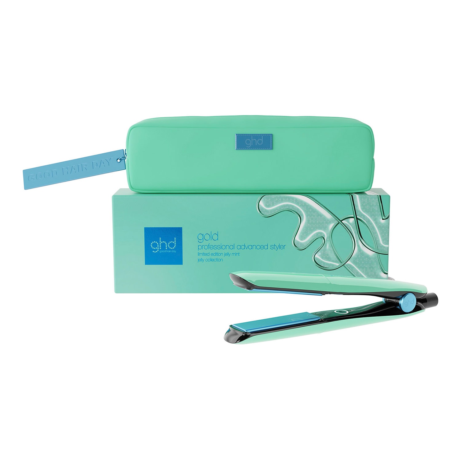 Ghd Gold Hair Straightener In Jelly Mint - Image 3
