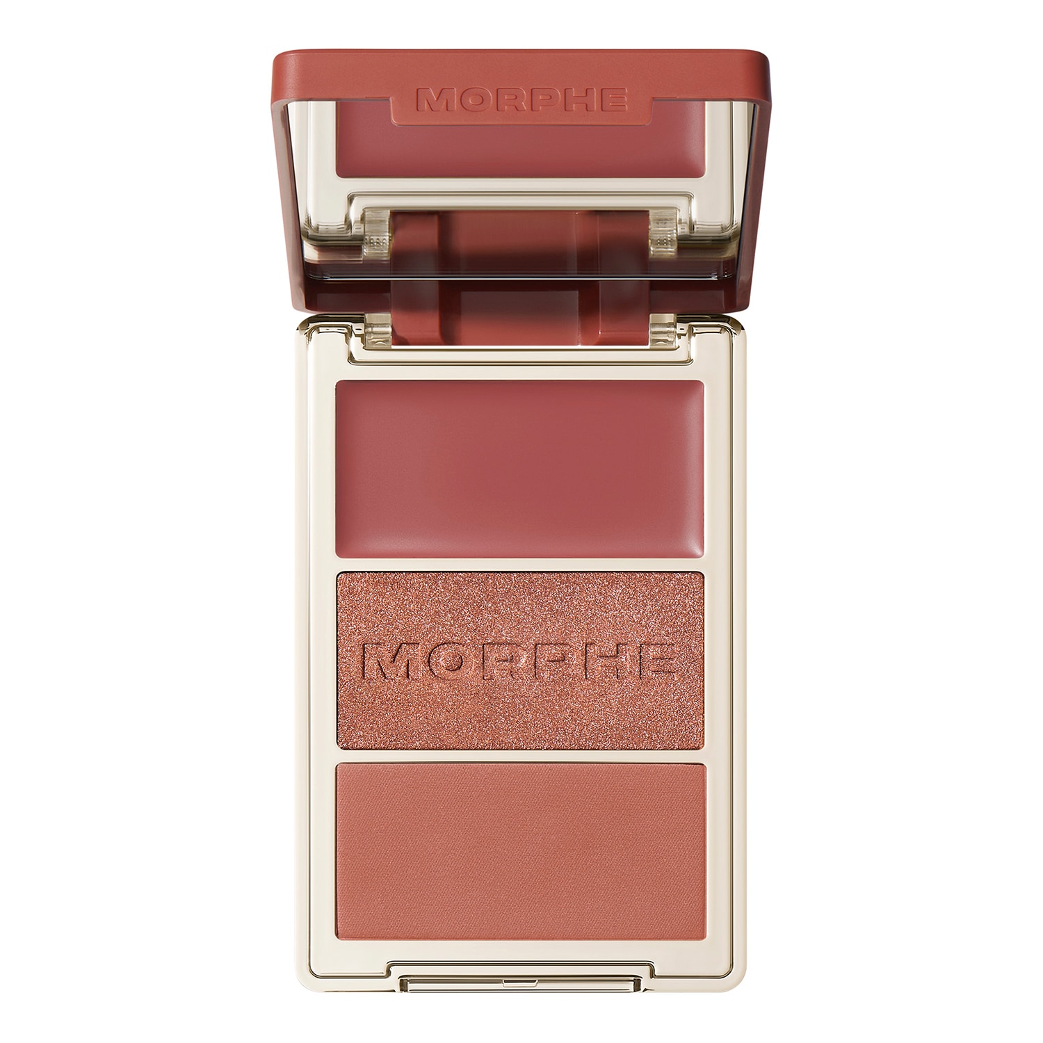 Morphe Cheek Thrills Multi-Finish Face Trio Private Island 10.8G