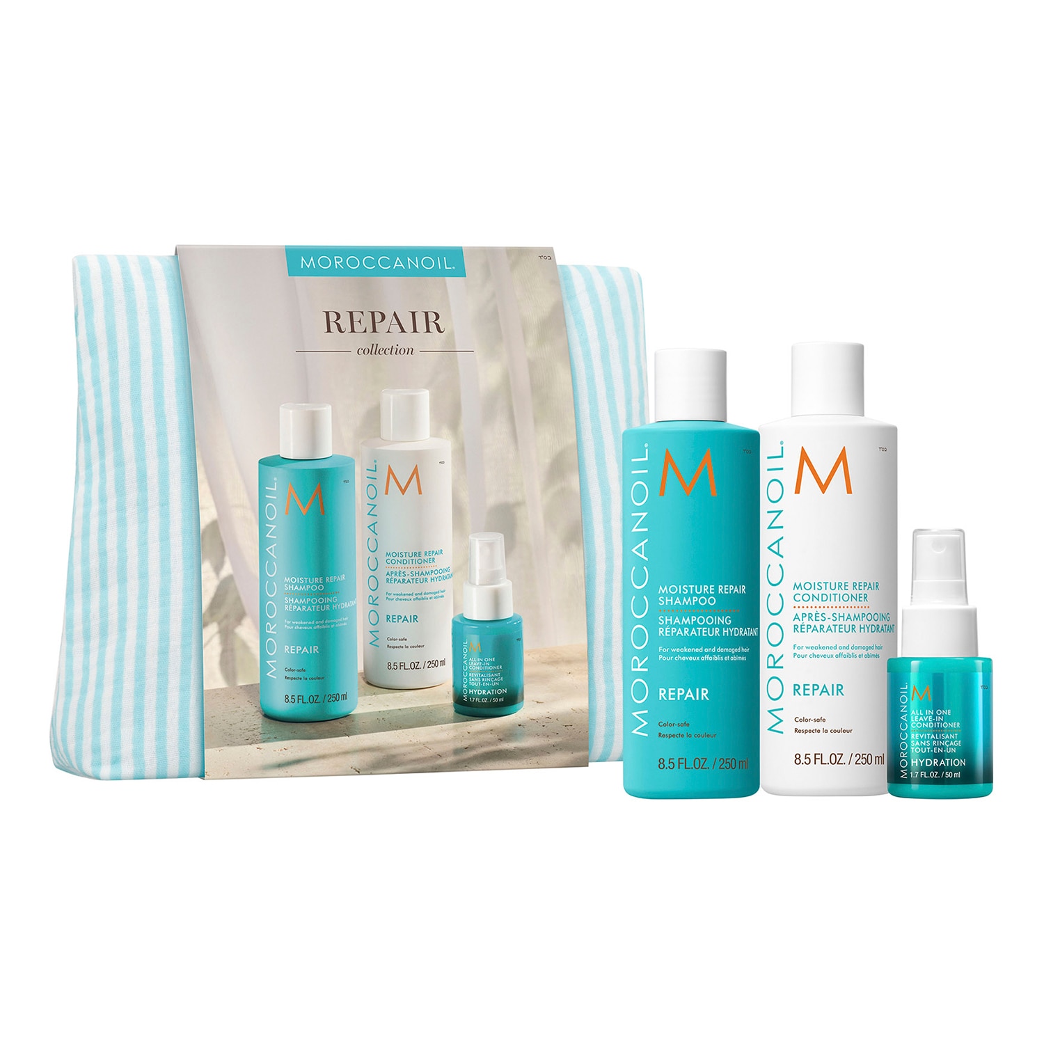 Moroccanoil Spring Kit - Repair 250 Ml + 250 Ml + 50 Ml