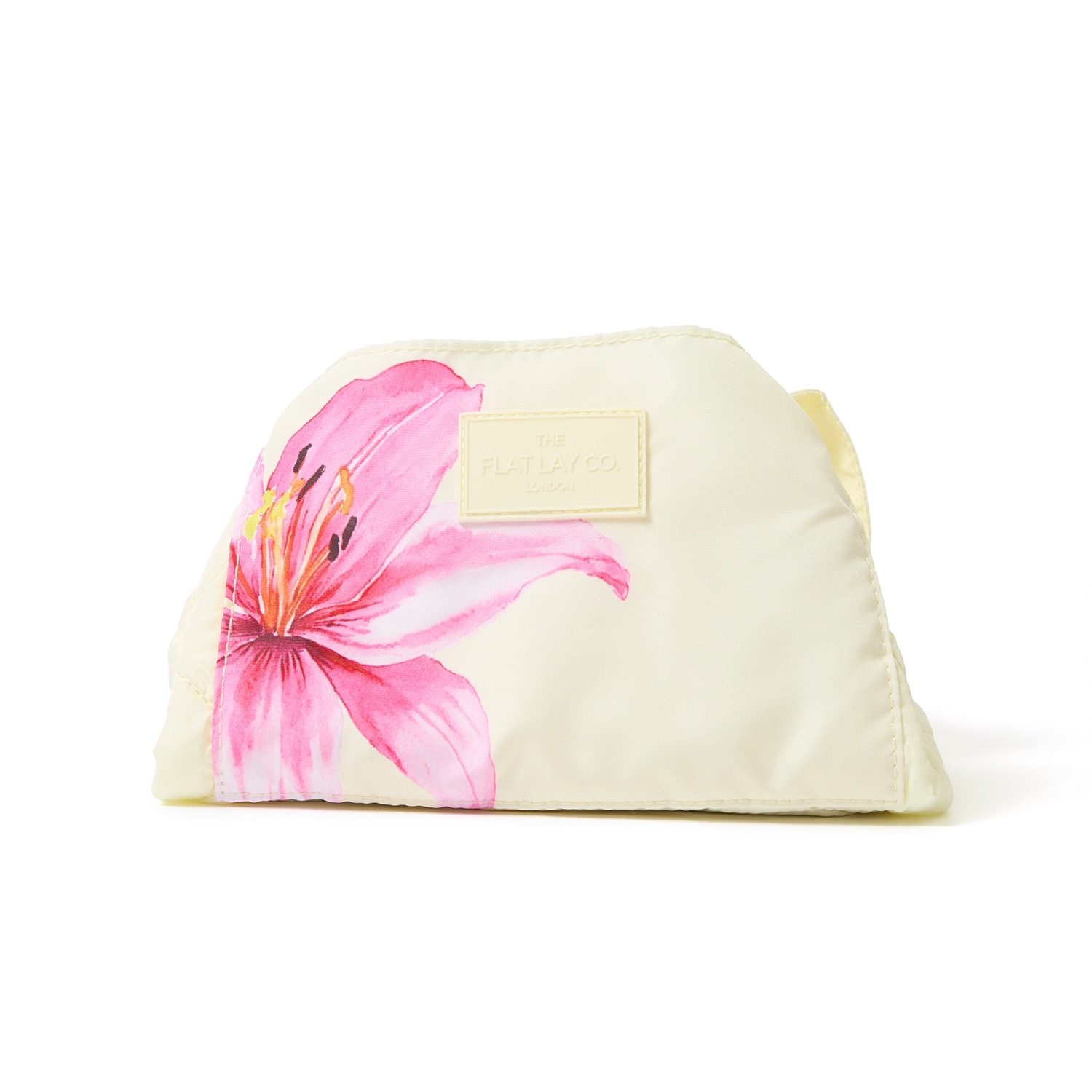 The Flat Lay Co. Drawstring Makeup Bag Pink Lily