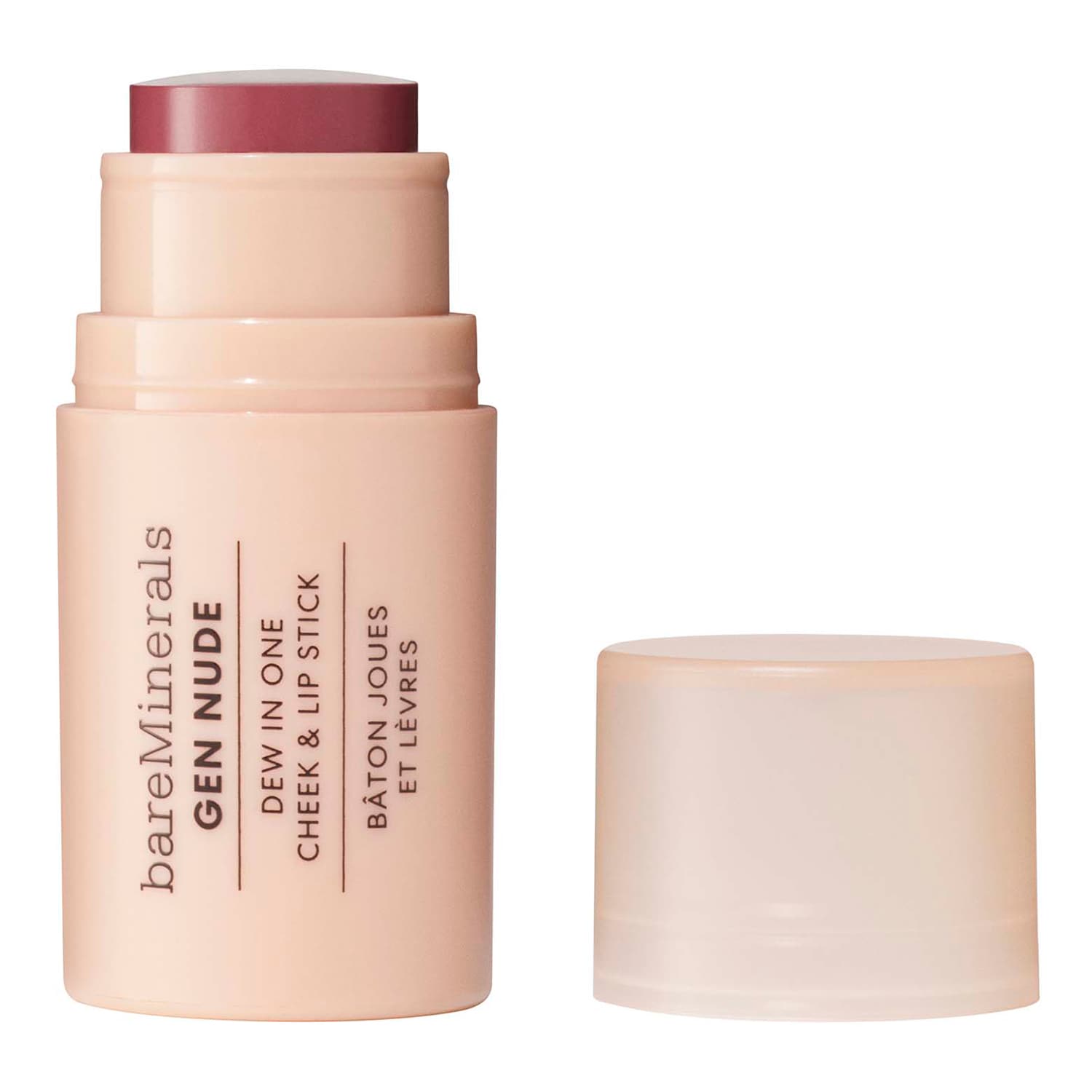 Bareminerals Gen Nude Dew In One Cheek & Lip Stick Berry Me In Merlot 4.5G