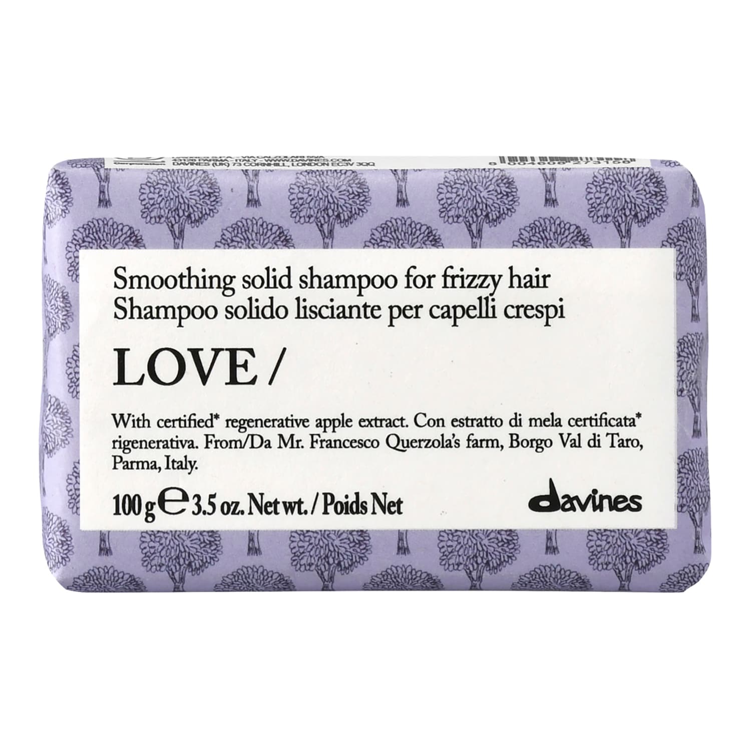 Davines Love Smooth Shampoo Bar 100G
