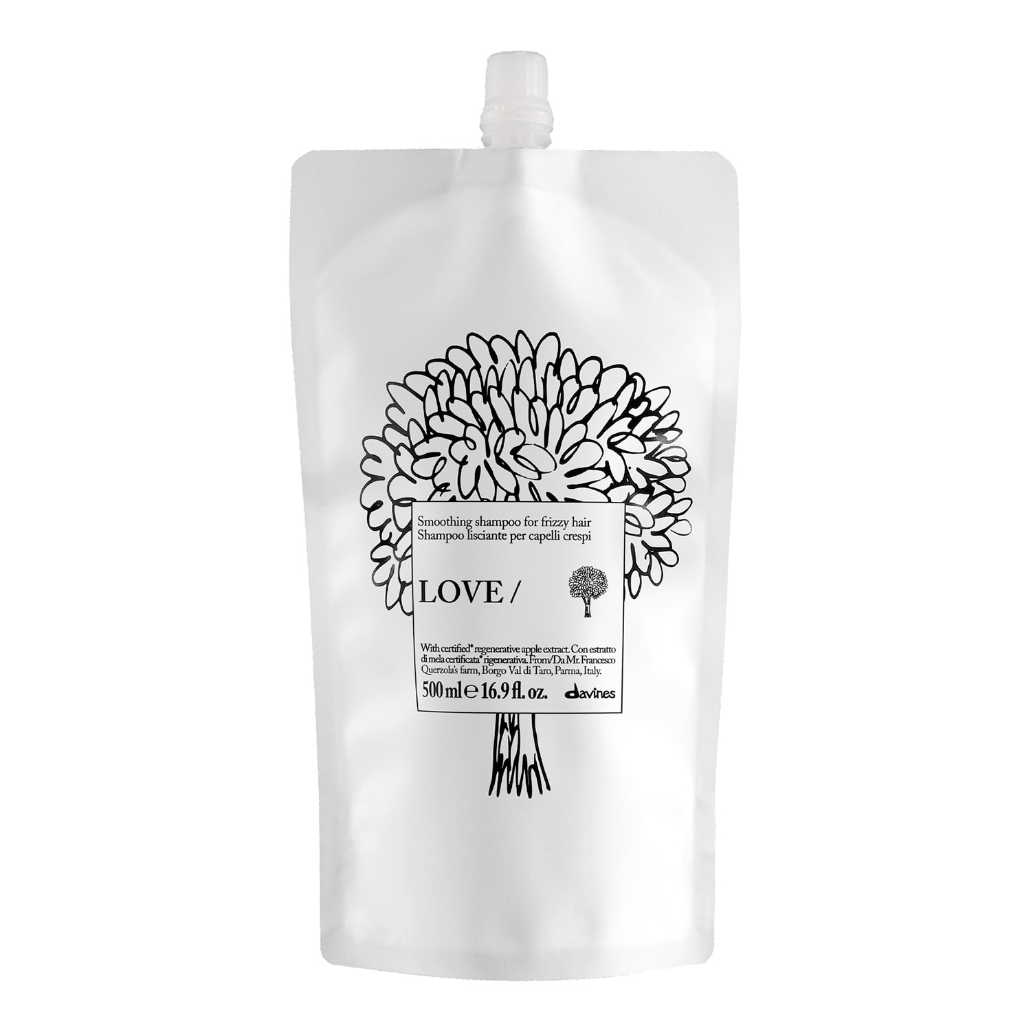 Davines Love Smooth Shampoo Refill 500Ml