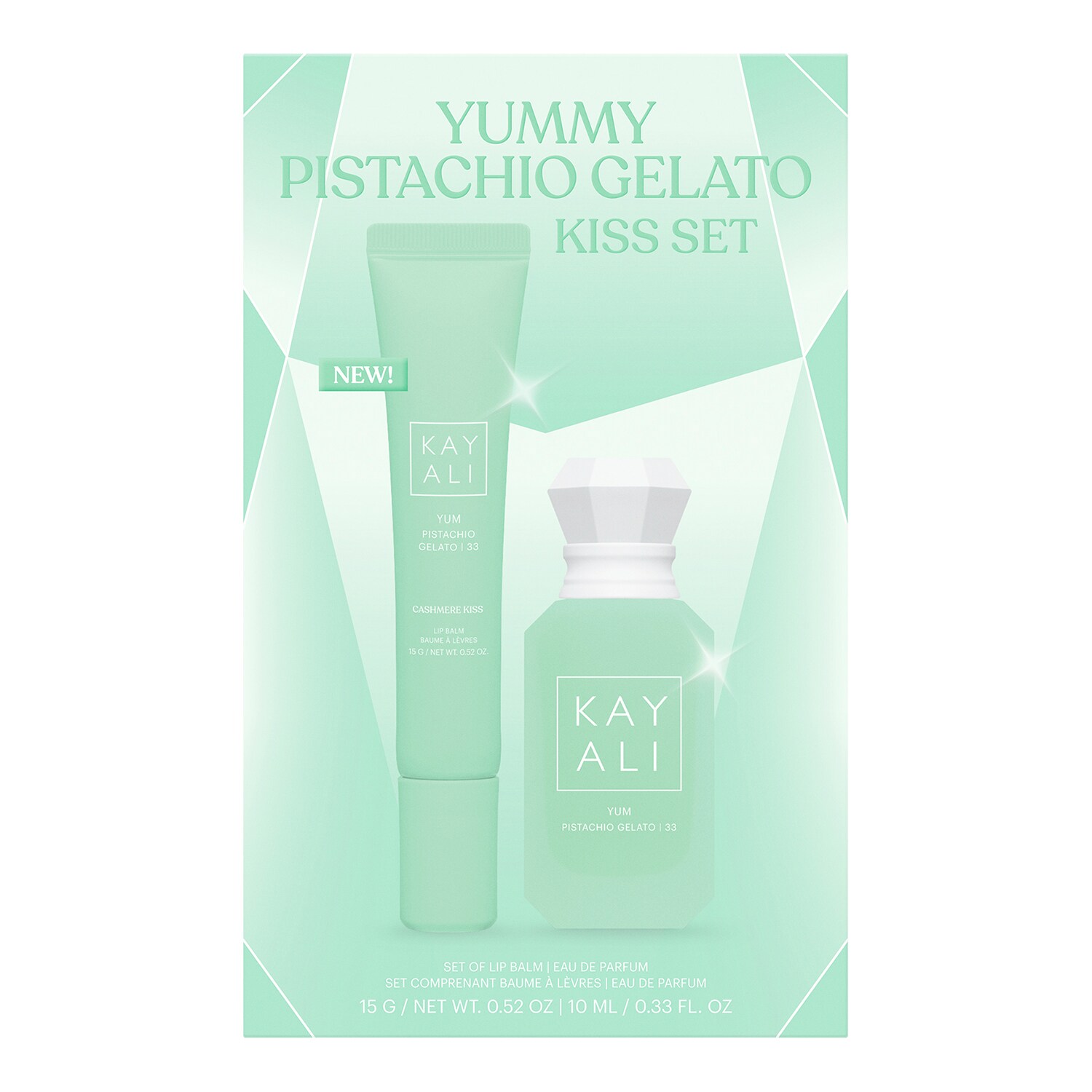 Kayali Yummy Gelato Kiss Set 10Ml + 15G