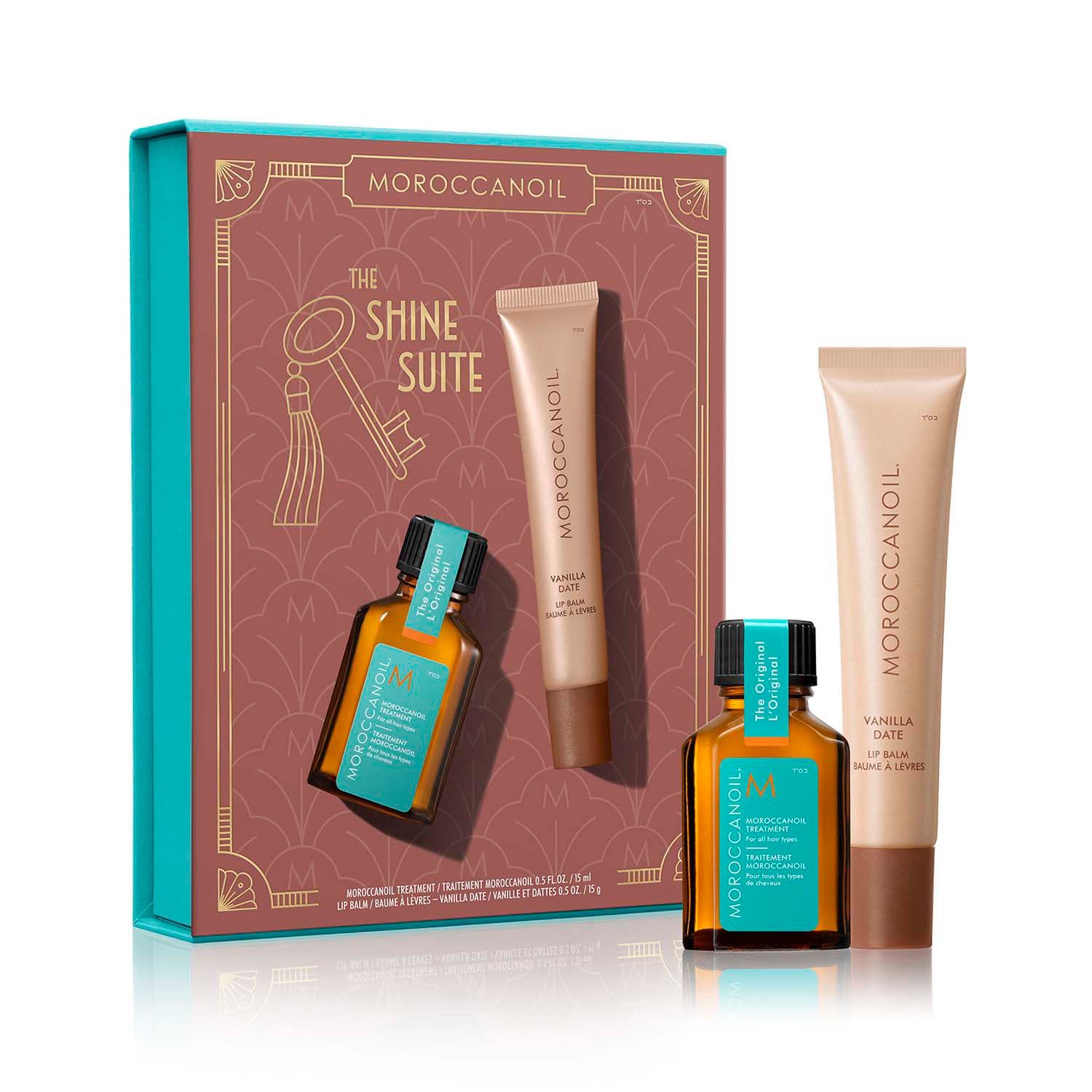 Moroccanoil Unisex Treatment 15Ml & Vanilla Date Lip Balm Christmas Stocking Filler (Worth £29) - Image 3