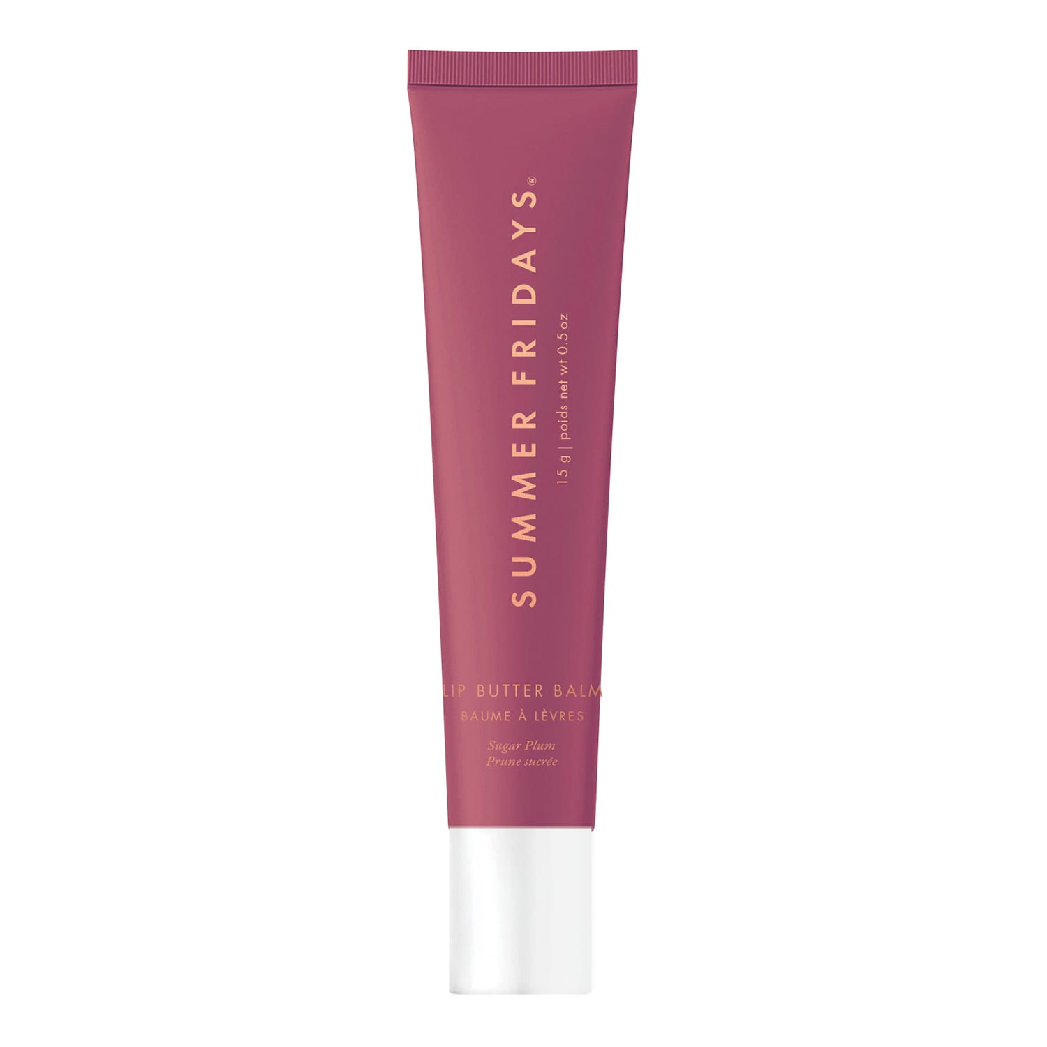 Summer Fridays Lip Butter Balm - Hydrating Lip Balm With Glossy Finish Sugar Plum (15G)