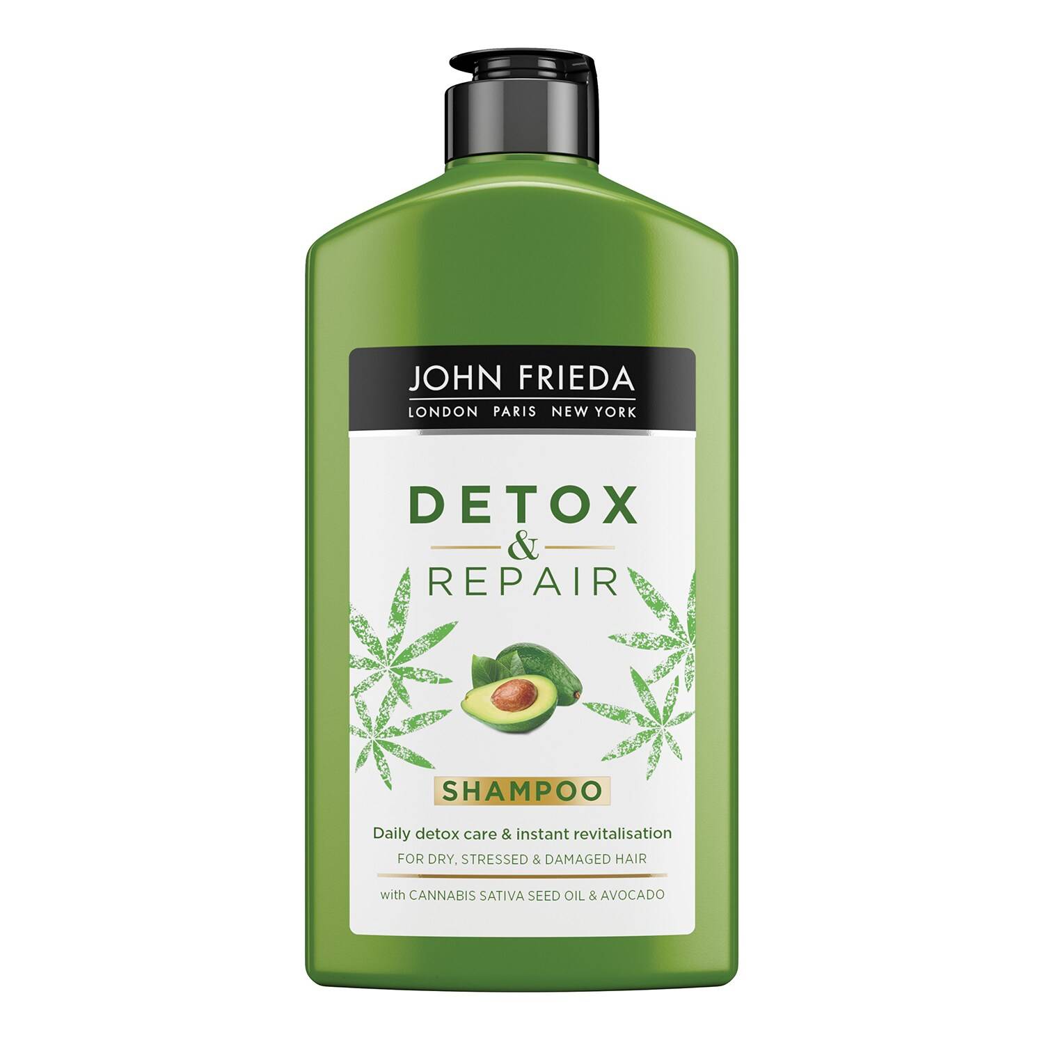 Detox and Repair Shampoo For Dry Stressed & Damaged Hair 250ml