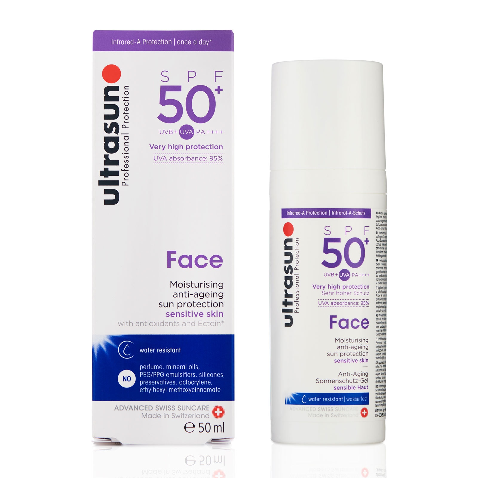 Ultrasun Face Anti-Ageing Sun Protection Very High Spf50+ 50Ml